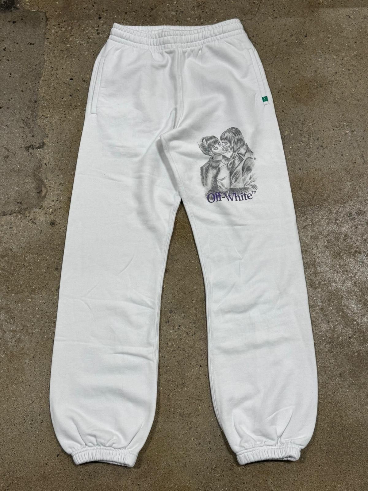 Off-White Off-white Logo Sweatpants NEW 750$ Size US 30 / EU 46 - 1 Thumbnail