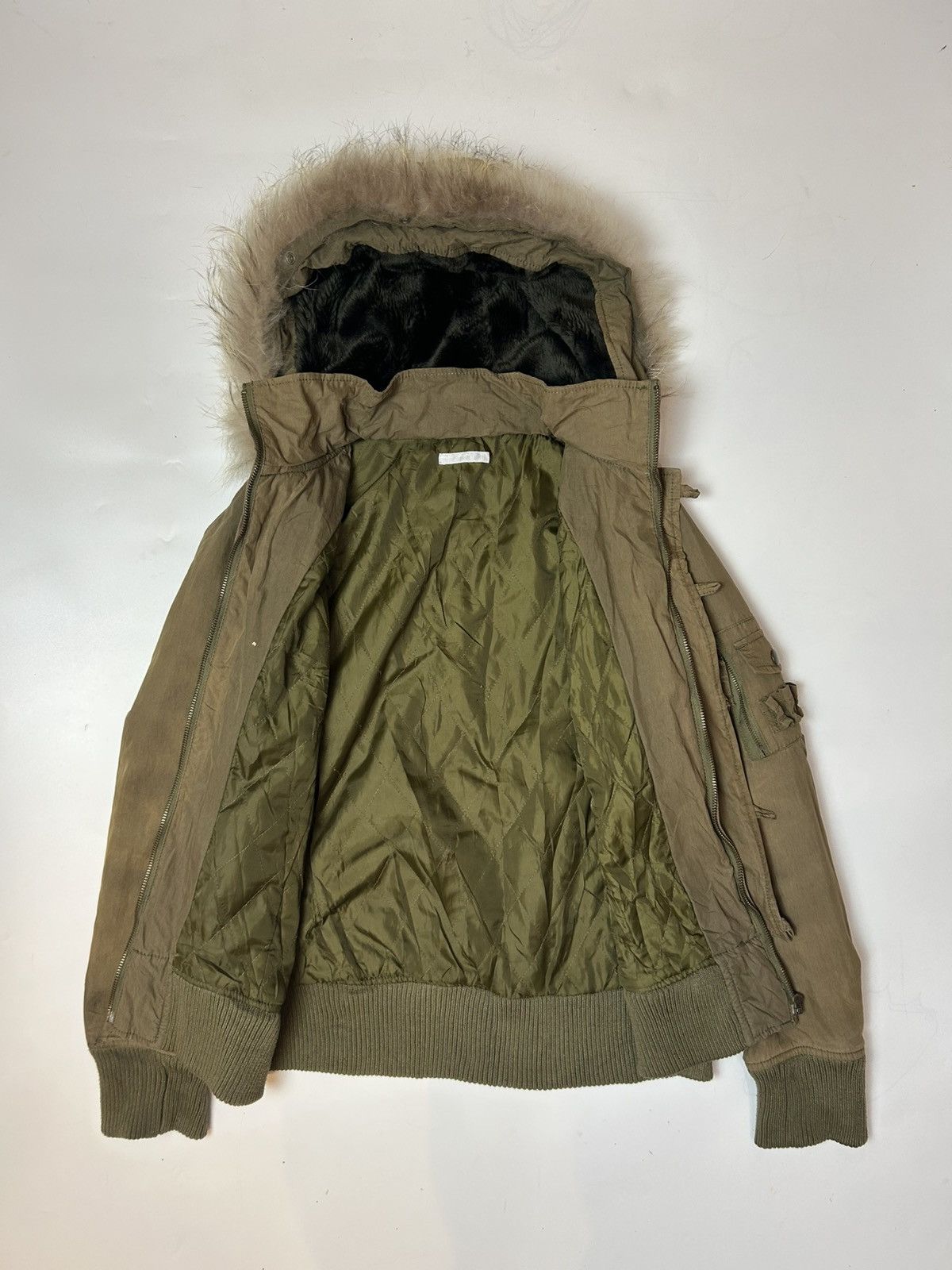 Japanese Brand × Majestic MAJESTIC LEGON FAUX FUR HOODIE JACKET Size US M / EU 48-50 / 2 - 2 Thumbnail
