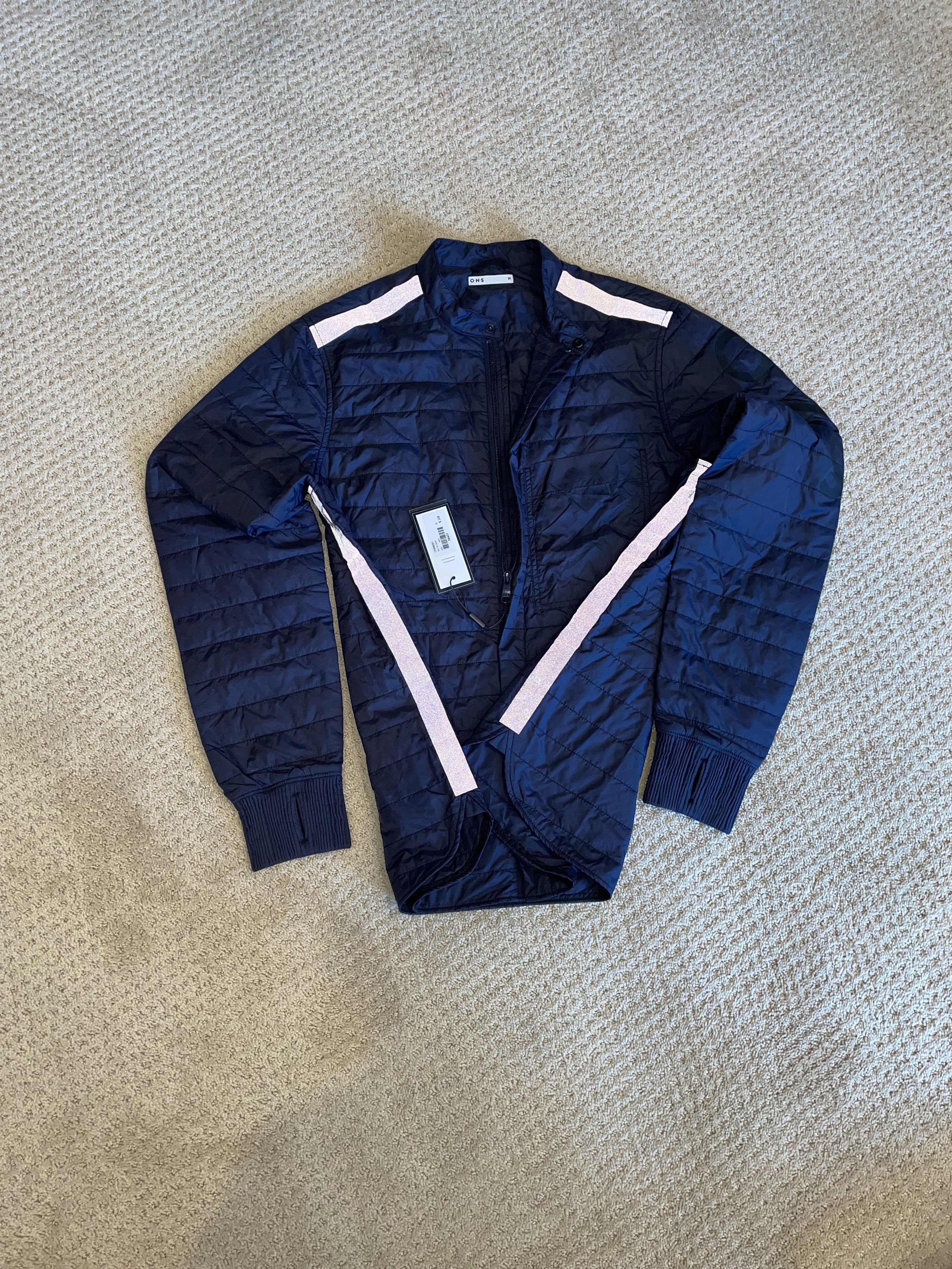 Abasi Rosborough NWT O.N.S x Abasi Rosborough Quilted Shirt Navy Ltd Ed 5/7 Size US M / EU 48-50 / 2 - 1 Thumbnail