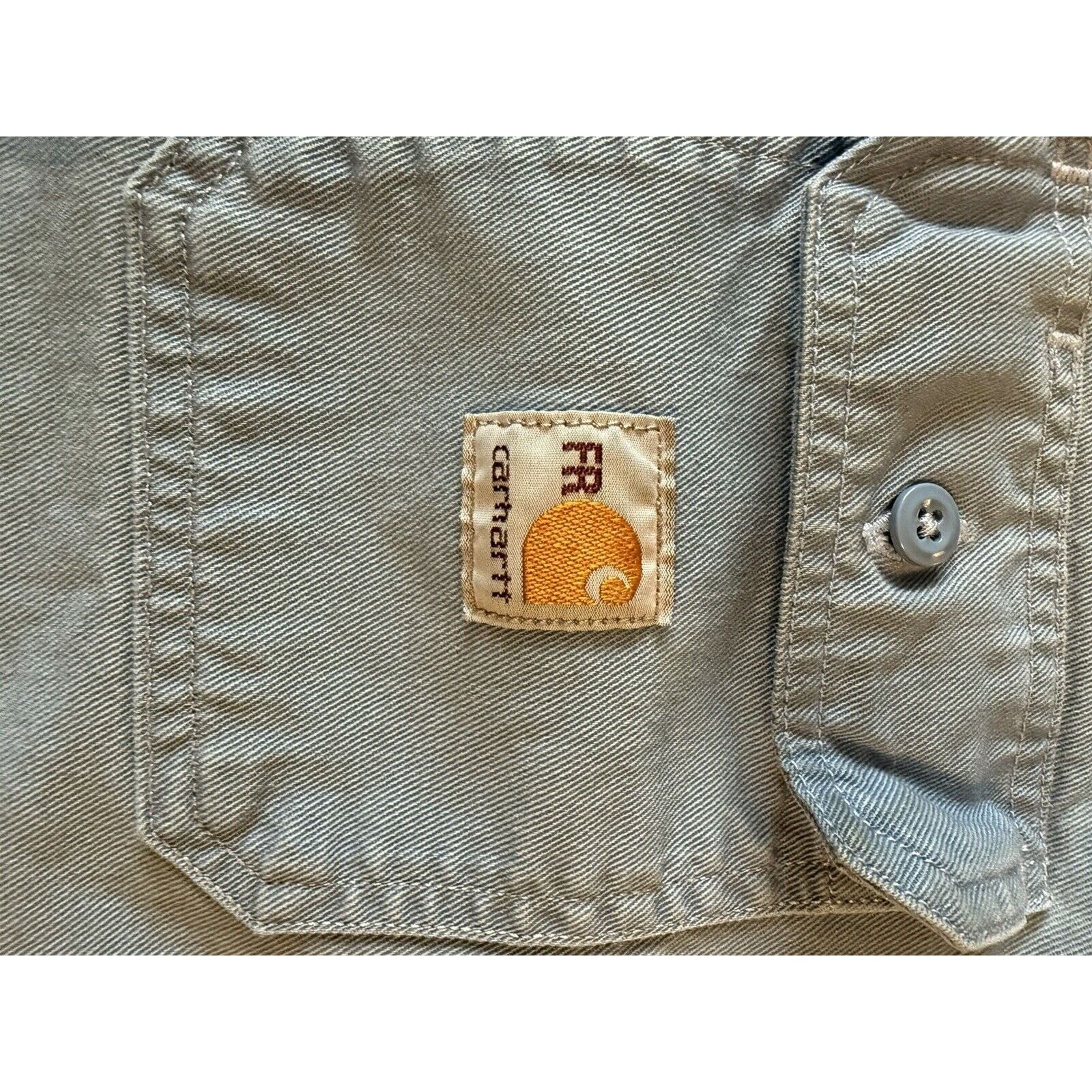 Carhartt Carhartt Men's Flame Resistant FR LS Work Shirt Button Down Size US XXL / EU 58 / 5 - 5 Thumbnail