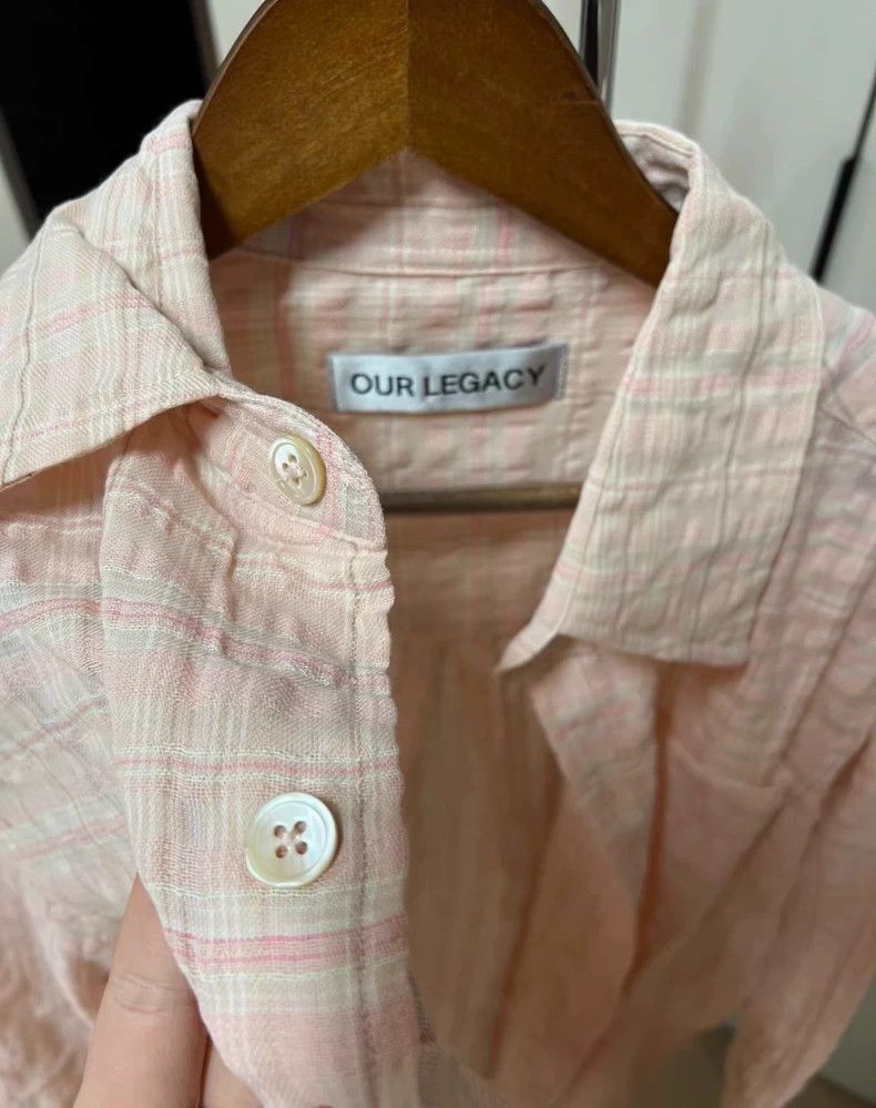 Our Legacy Our Legacy size44 Pink speckled pumpled cotton long-sleeved Size US S / EU 44-46 / 1 - 4 Thumbnail
