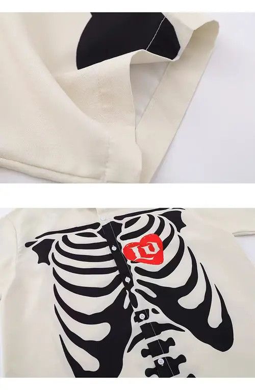Japanese Brand Kusuno x Ezawa Vintage Hip Hop Skull Shirt Size US M / EU 48-50 / 2 - 4 Thumbnail