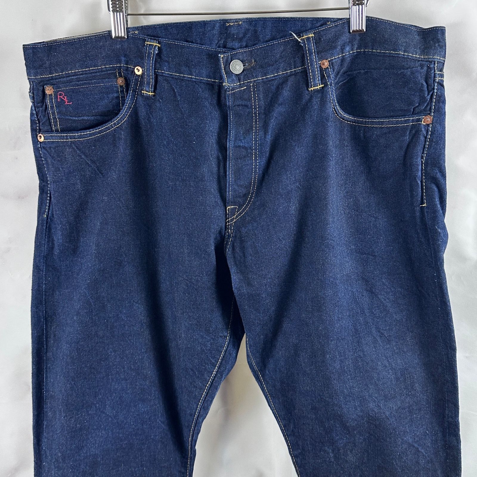 Polo Ralph Lauren PRL 867 Raw Selvedge Denim Size US 38 / EU 54 - 2 Thumbnail