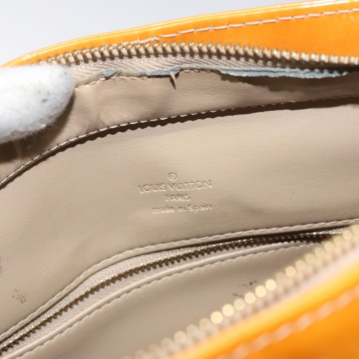 Louis Vuitton LOUIS VUITTON Monogram Vernis Houston Hand Bag Beige M91004 Size ONE SIZE - 10 Thumbnail
