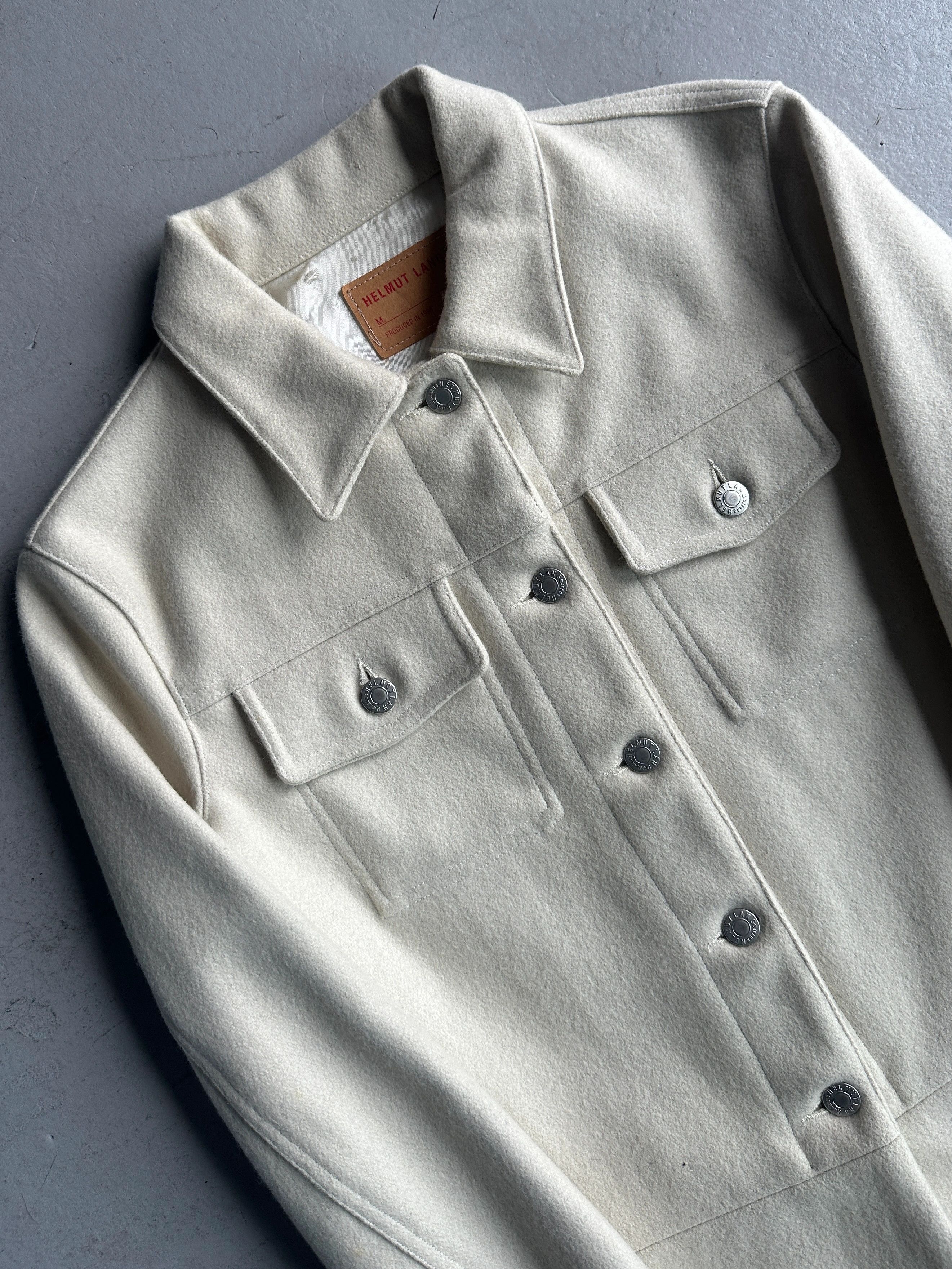 Helmut Lang HELMUT LANG F/W 1996 WOOL 2 POCKET JACKET Size XS / US 0-2 / IT 36-38 - 3 Thumbnail
