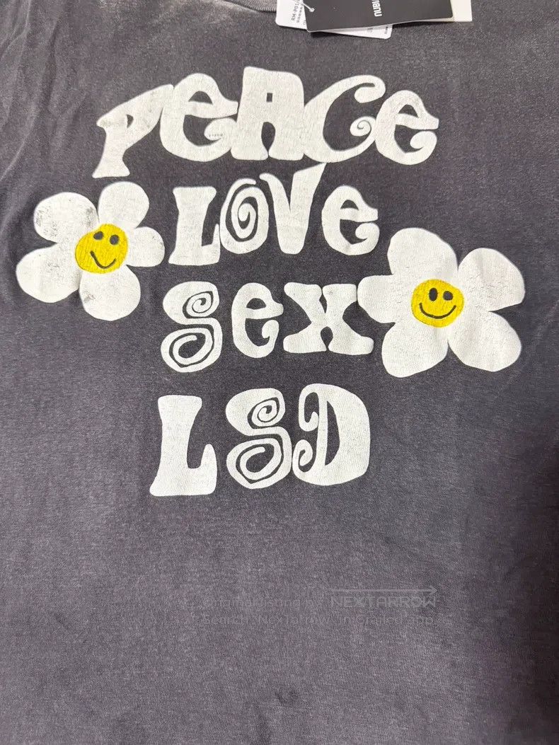 READYMADE Ready Made Smiley Washed Distressed Printed Short Sleeve T Size US XL / EU 56 / 4 - 6 Thumbnail