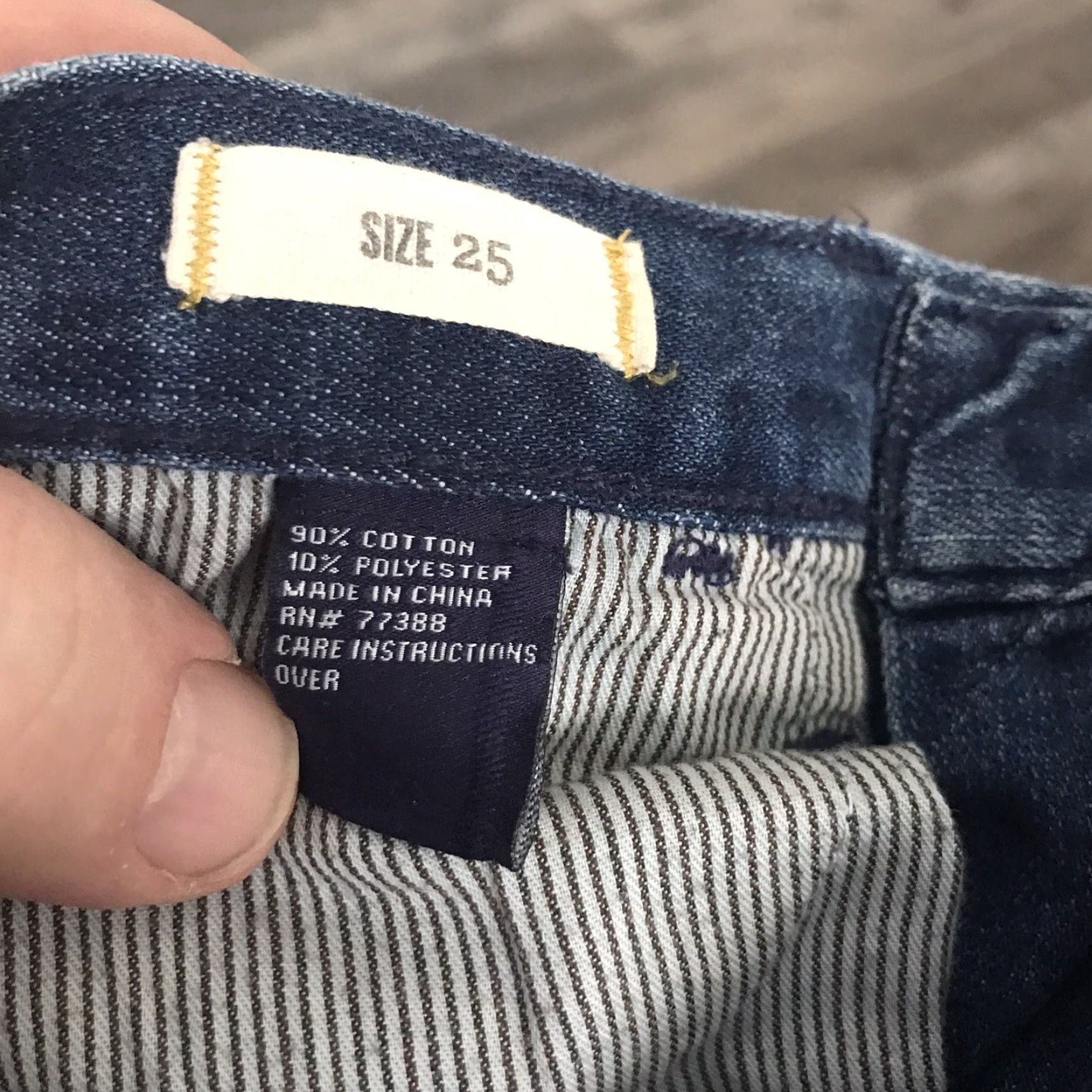 Madewell Madewell Jeans Womens 25 Skinny Ankle Medium Blue Wash Denim Slim Stretch 5-Pocket Modern Womens Jeans Size 42" / US 20 - 6 Thumbnail