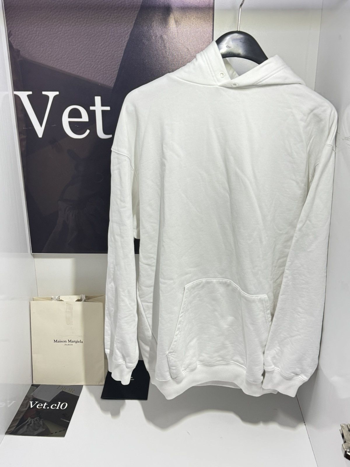 Balenciaga ✅Balenciaga logo white oversize hoodie Size US XS / EU 42 / 0 - 2 Thumbnail