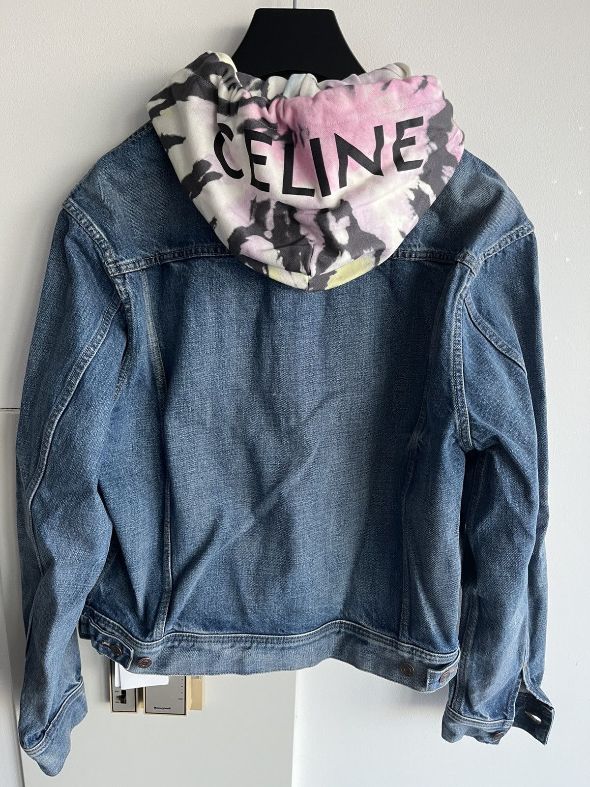 Celine × Hedi Slimane Super Runway Brand New Celine Hedi Slimane Denim Logo Jacket Size US L / EU 52-54 / 3 - 4 Thumbnail