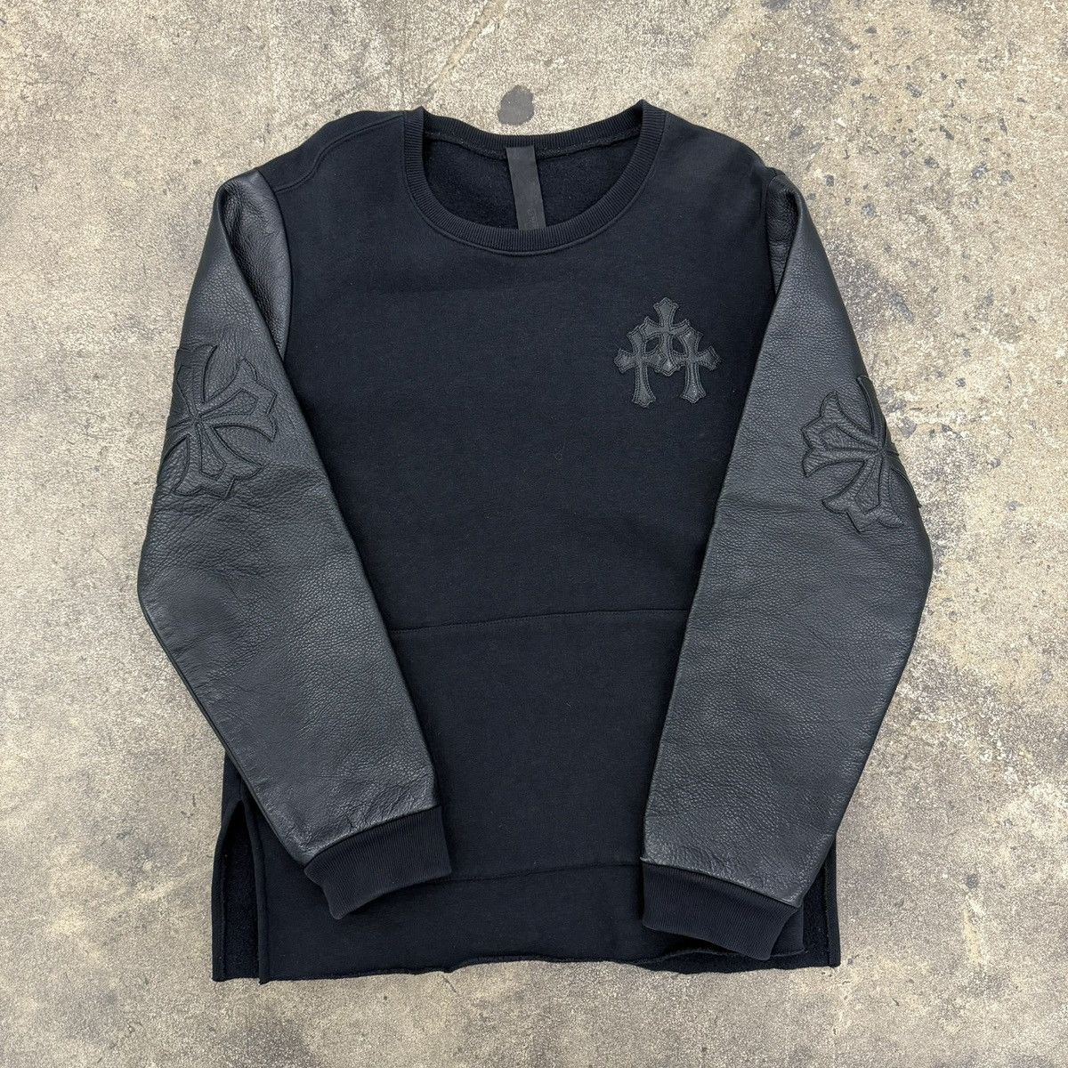 Chrome Hearts Chrome Hearts Leather Patch Sweater Size US M / EU 48-50 / 2 - 1 Thumbnail