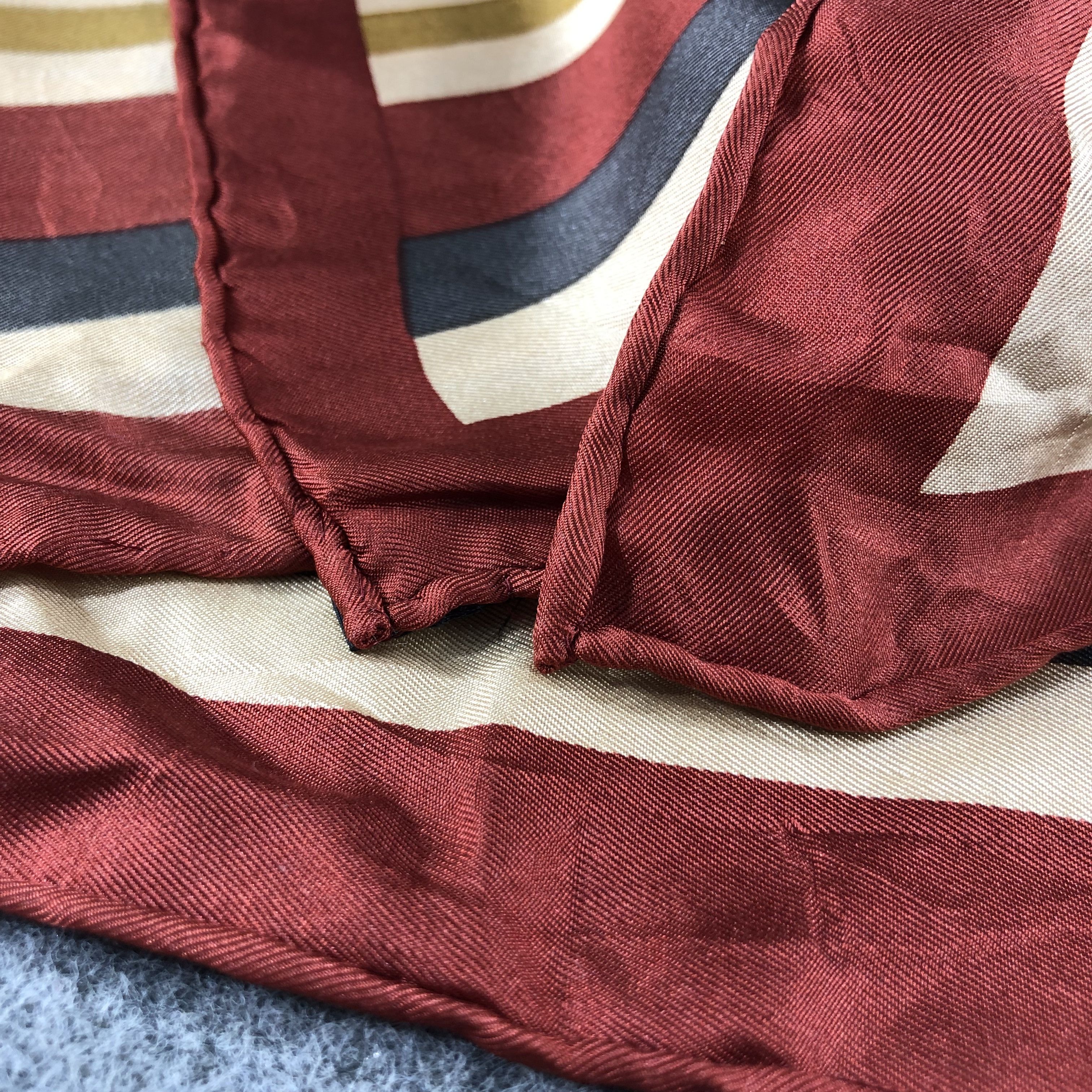 Vintage Pierre Cardin Abstract Silk Scarf M929 Menswear