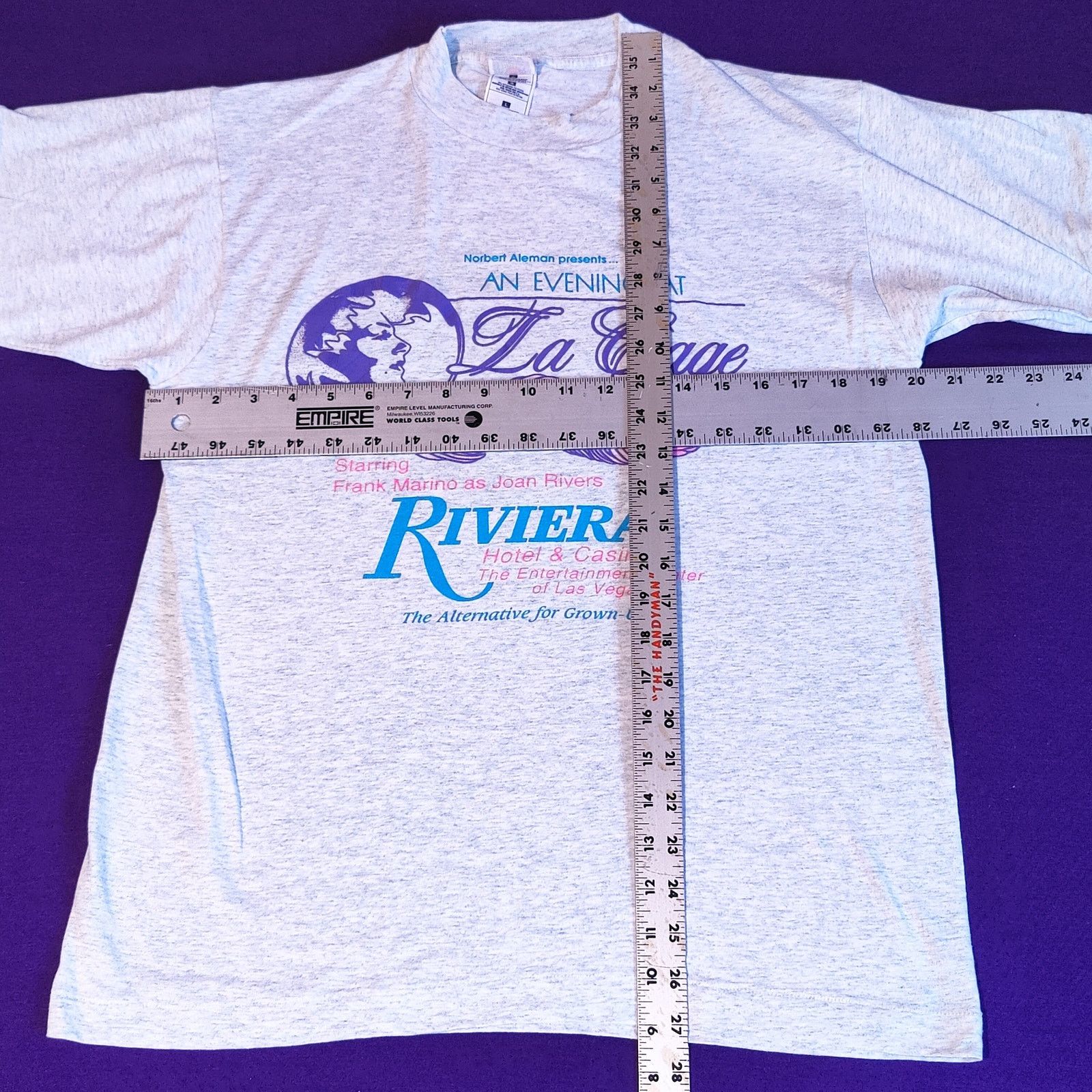 Vintage 90s Vintage Riviera Hotel Shirt Casino Las Vegas L La Cage Size US L / EU 52-54 / 3 - 7 Thumbnail