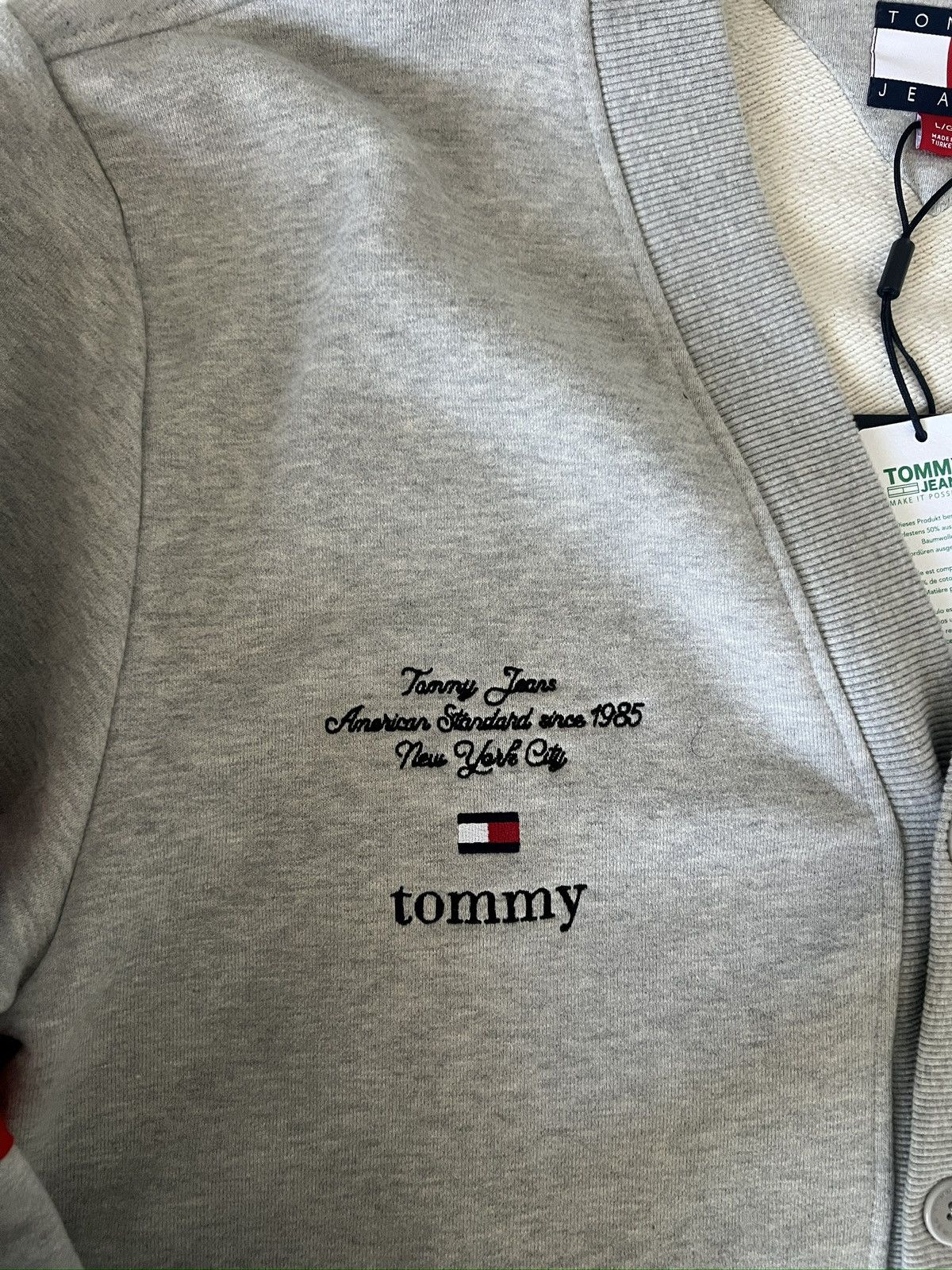 Tommy Hilfiger Grey Tommy Hilfiger sweater Size US L / EU 52-54 / 3 - 3 Thumbnail