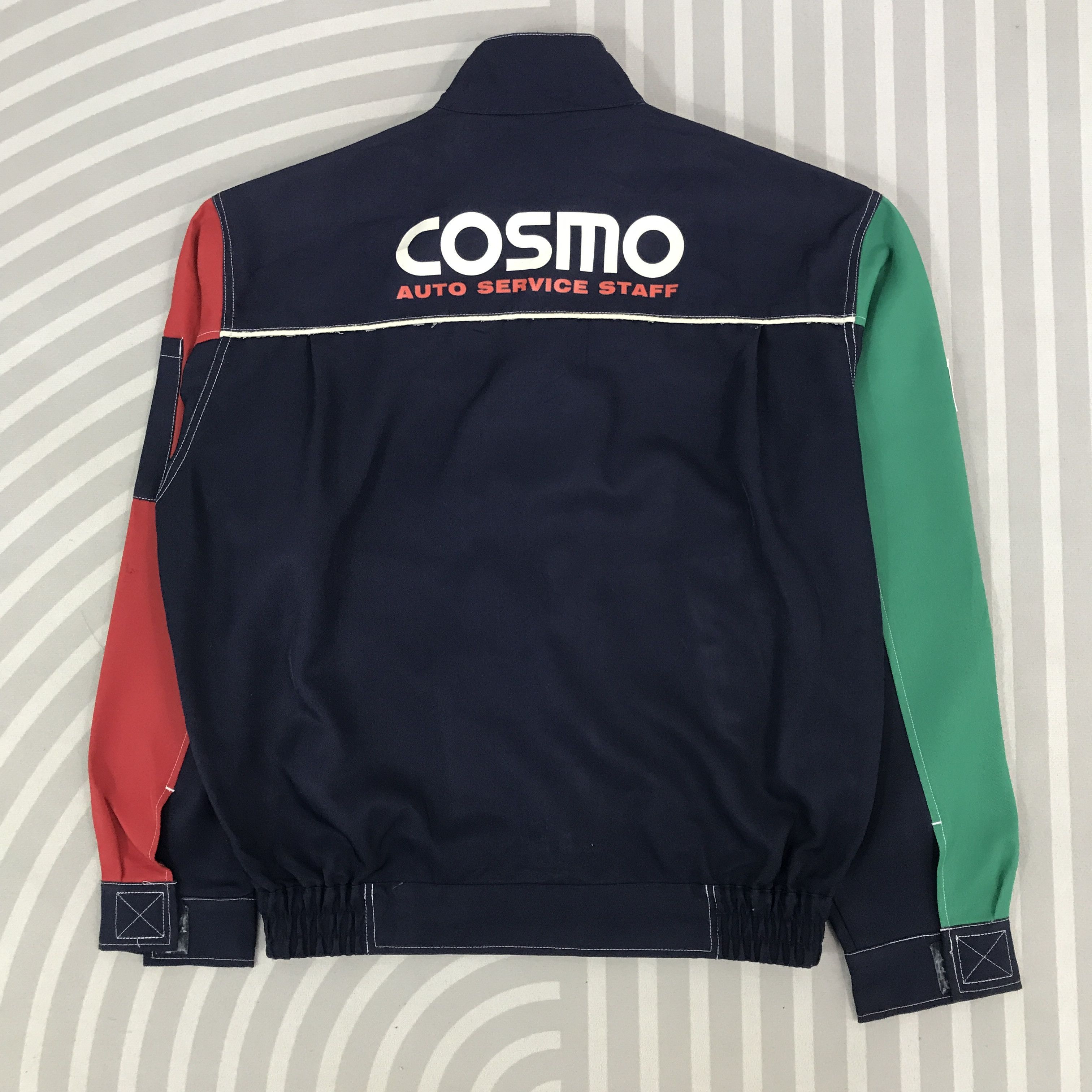 Japanese Brand × Vintage Vintage Cosmo Auto Service staff Racing Jacket Size US L / EU 52-54 / 3 - 3 Thumbnail