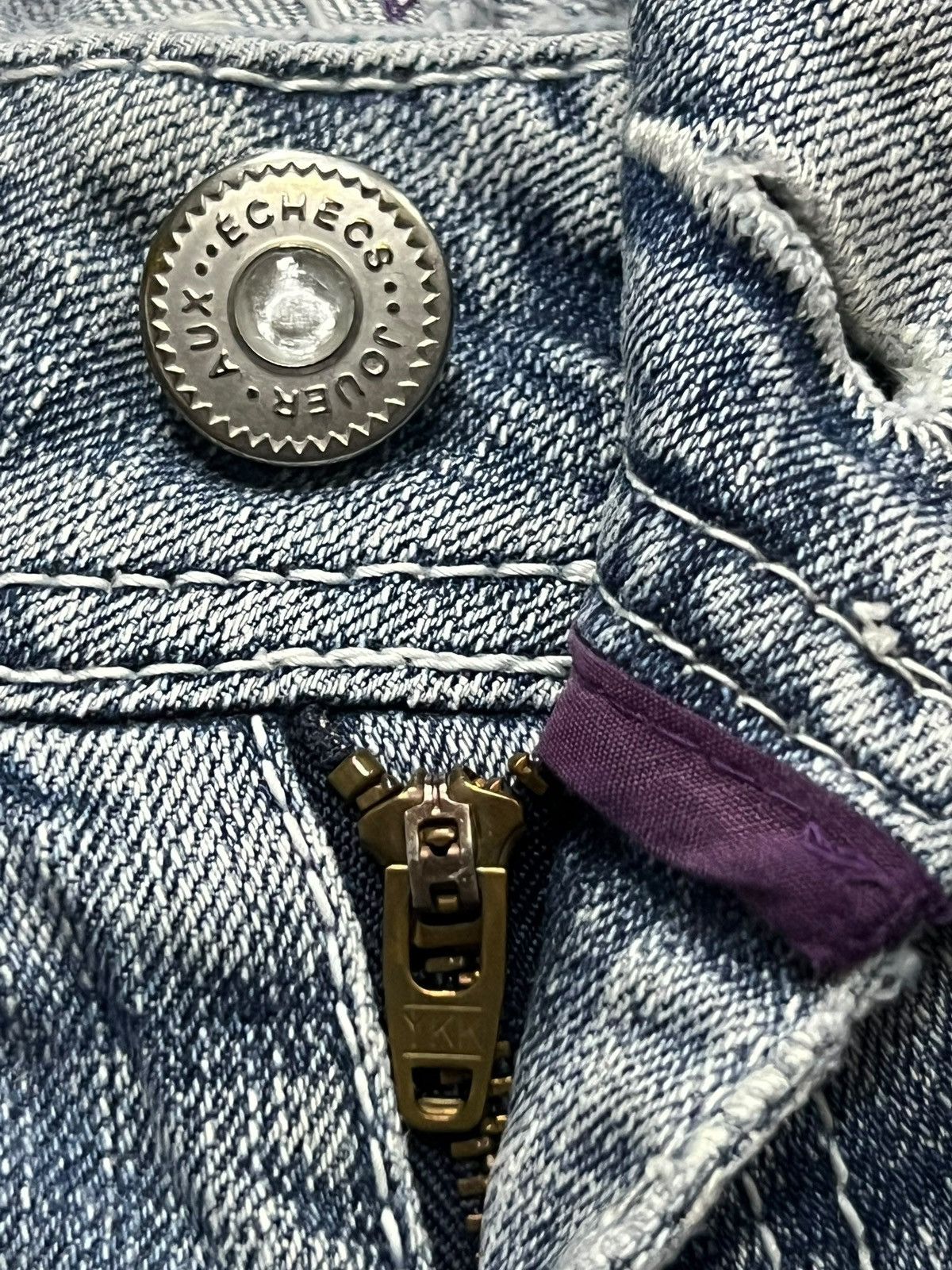 Japanese Brand Bootcut Vintage Theoria Spicy Denim Japan - Distressed Denim Size 30" / US 8 / IT 44 - 9 Thumbnail