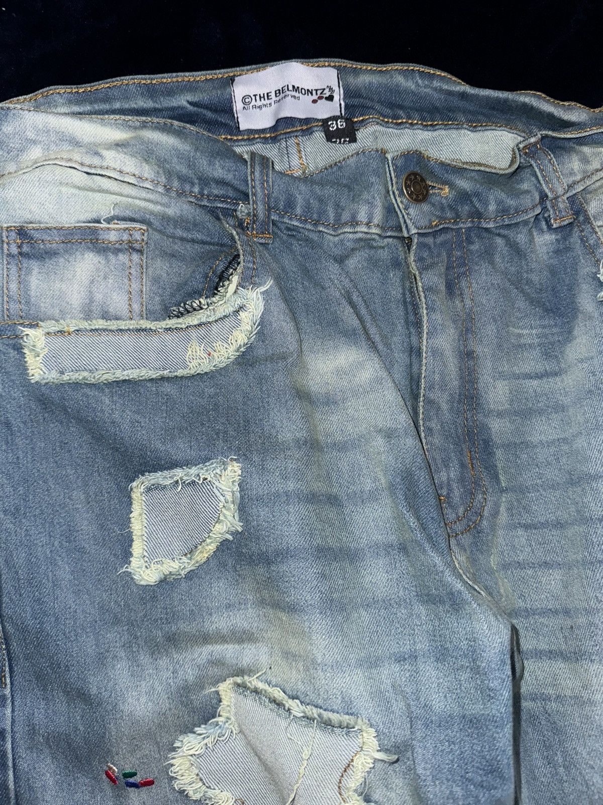 Other Belmontz MOB Patch Denim Distressed Size US 36 / EU 52 - 7 Thumbnail