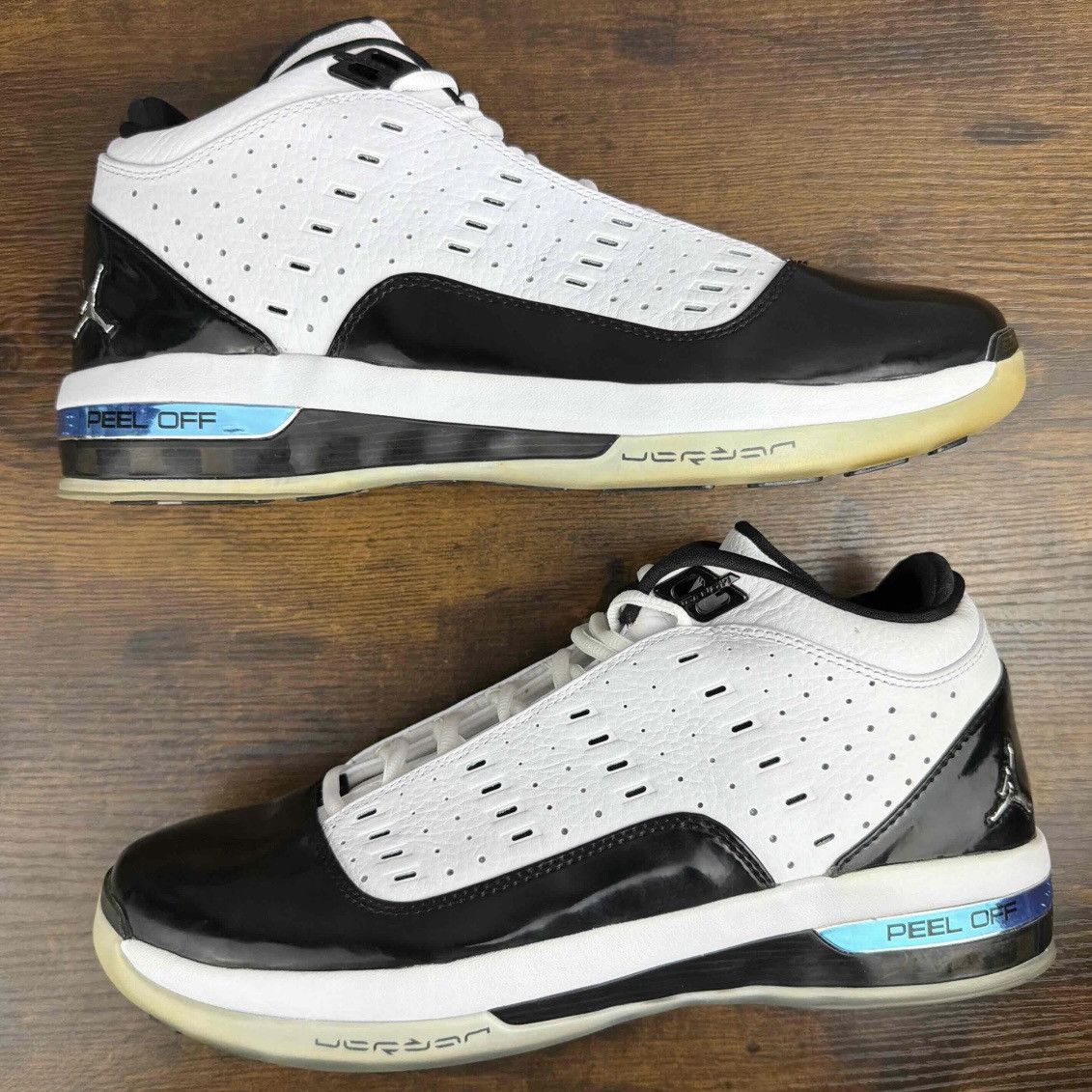 Jordan Brand NEW Vintage Air Jordan One6One7 White Black Sz 11 407587-102 Size US 11 / EU 44 - 2 Thumbnail