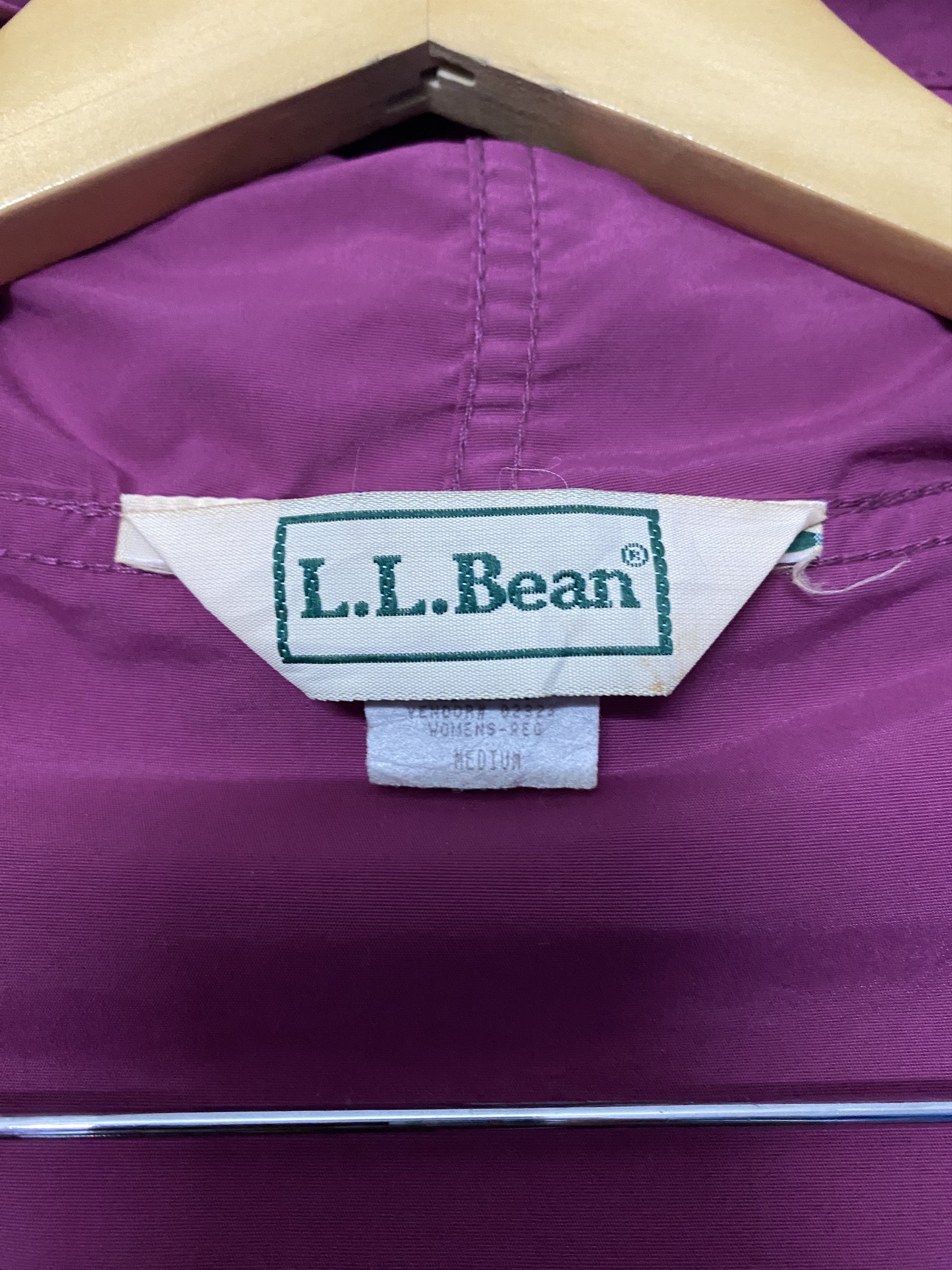 L.L. Bean Vtg L.L. Bean Packable Anorak Half-Zip Jacket Magenta Pink Size US M / EU 48-50 / 2 - 4 Thumbnail
