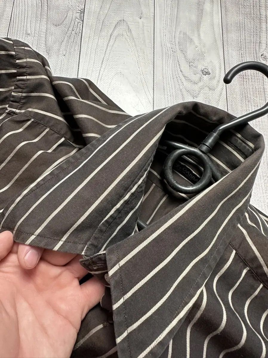 Dolce & Gabbana Vintage Dolce Gabbana shirt striped brown rare L Size US L / EU 52-54 / 3 - 5 Thumbnail