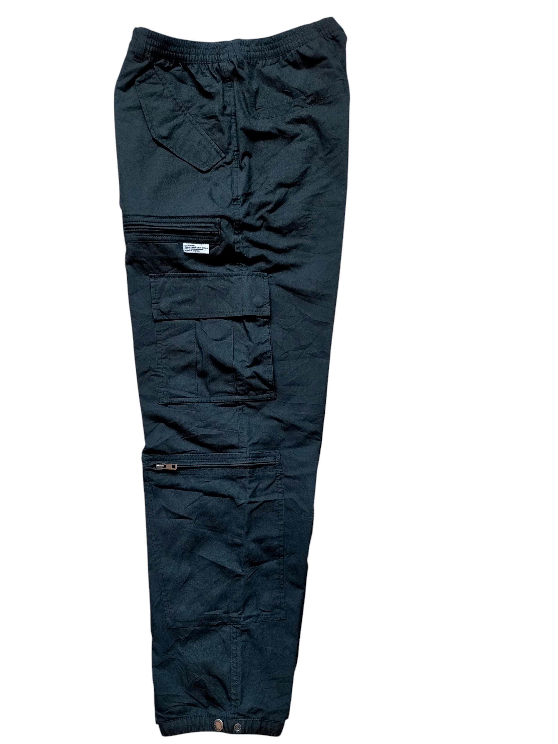 thisisneverthat Thisisneverthat Multipocket cargo Zipped black Pants Size US 32 / EU 48 - 3 Thumbnail