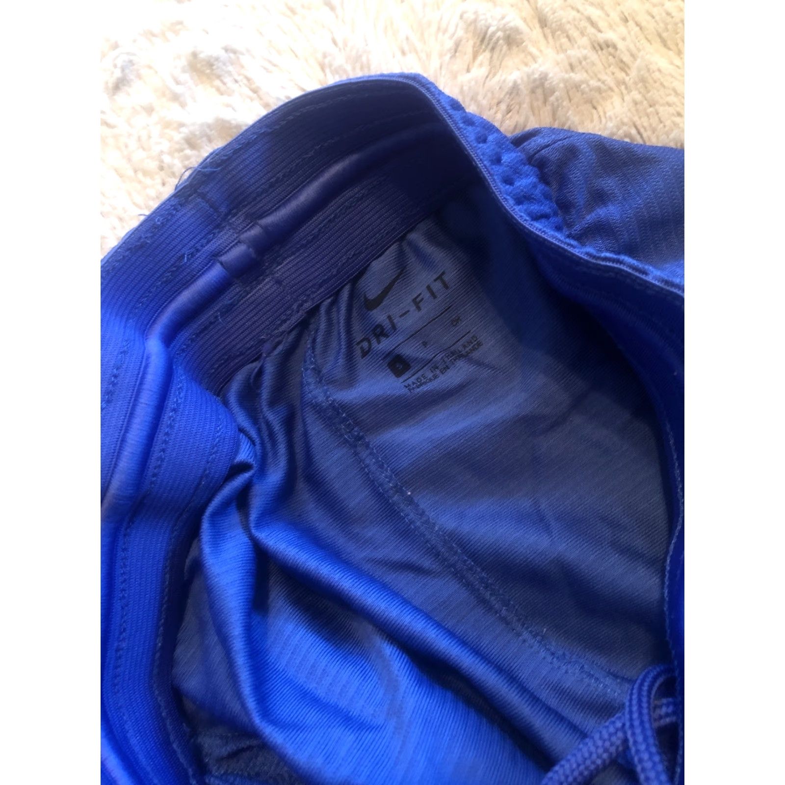 Nike Nike Athletic Shorts Mens S Blue Swoosh Logo Active Athletic Casual Sports Size US 29 - 4 Thumbnail