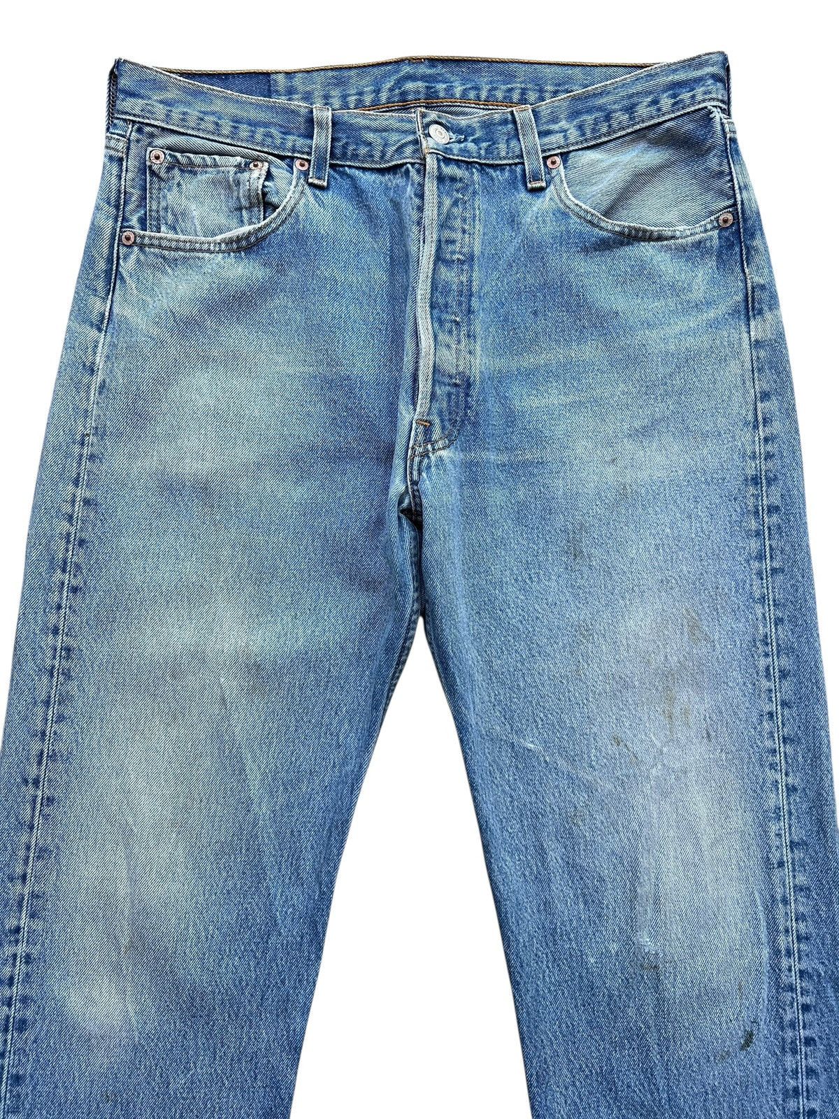 Levi's Vintage 90s Levi’s 501 Denim Jeans 35x31 Size US 35 - 4 Thumbnail