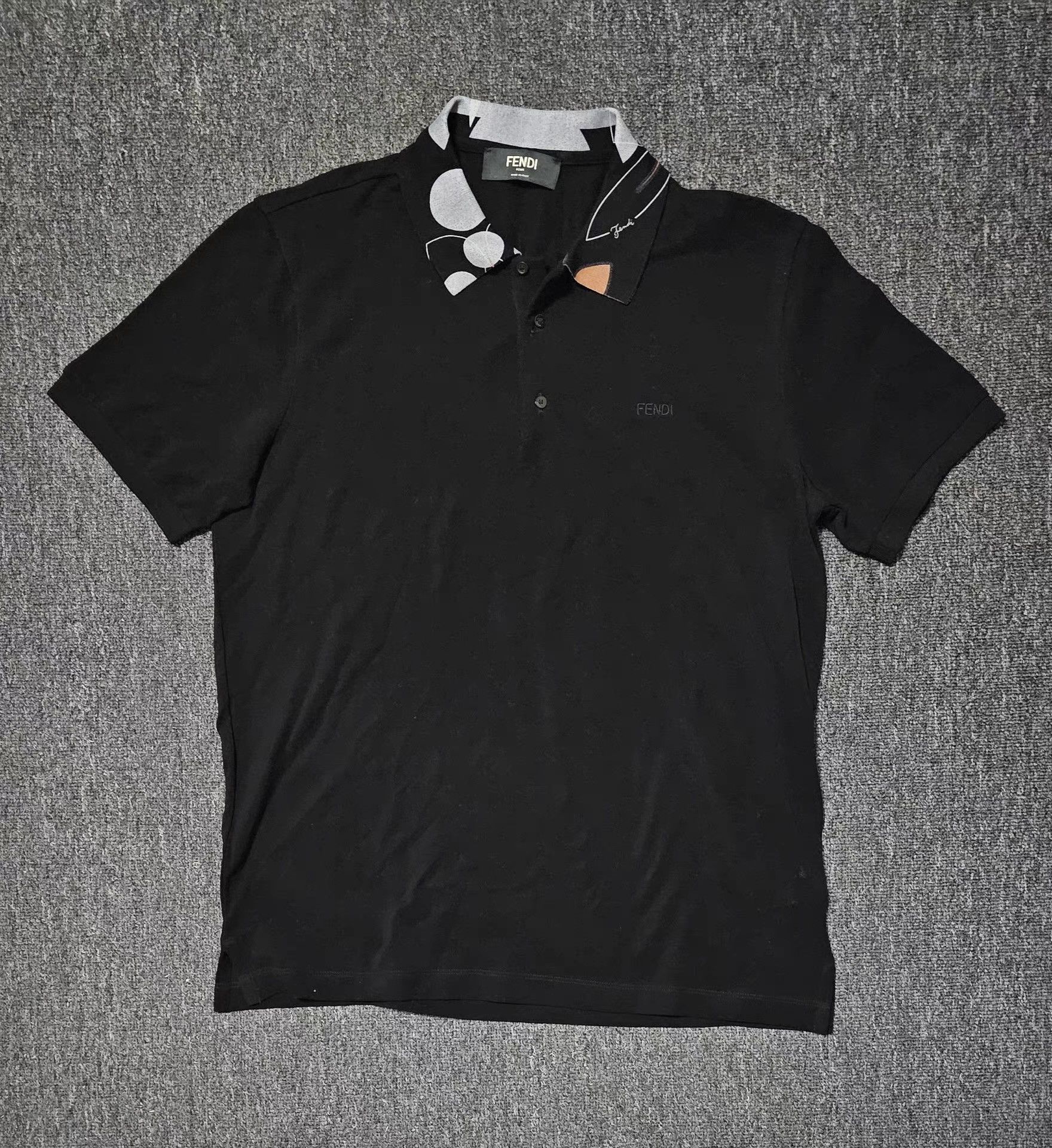 Fendi Fendi Men's Polo Shirt Size US XL / EU 56 / 4 - 1 Thumbnail