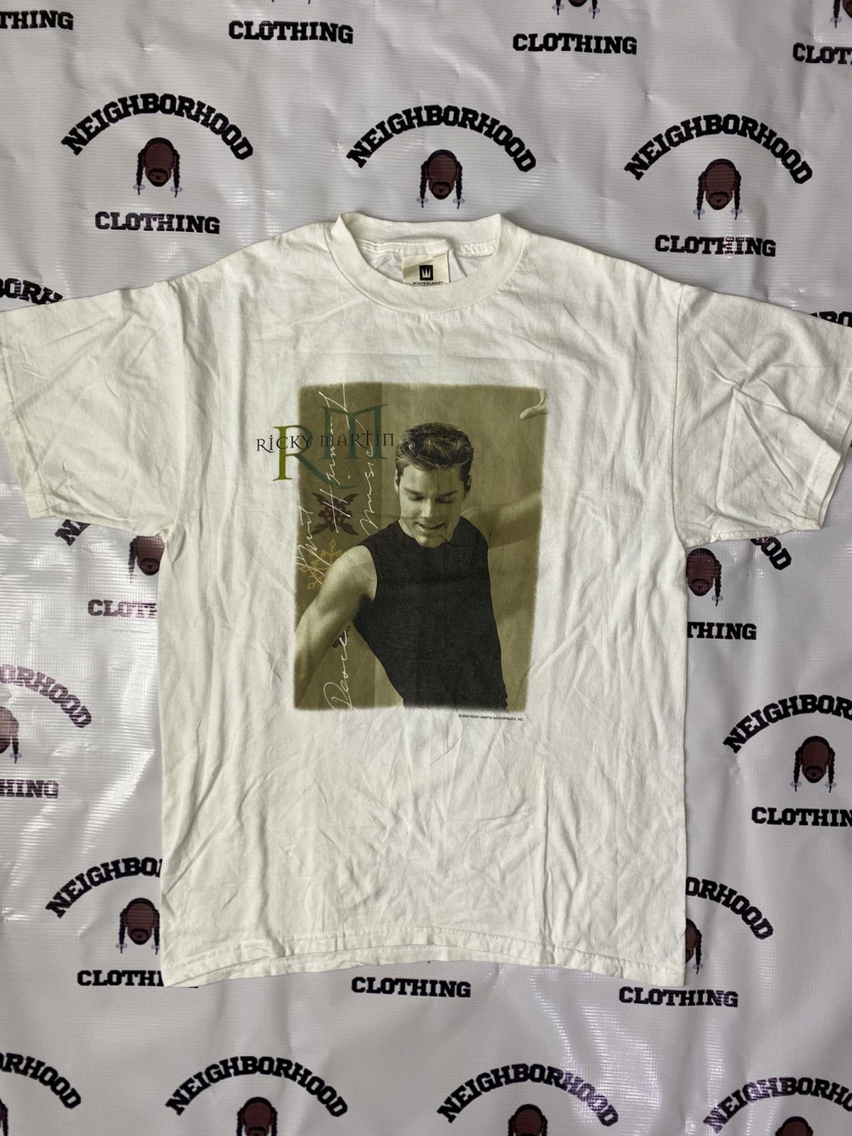 Vintage RICKY MARTIN VINTAGE TEE. Size US M / EU 48-50 / 2 - 4 Thumbnail
