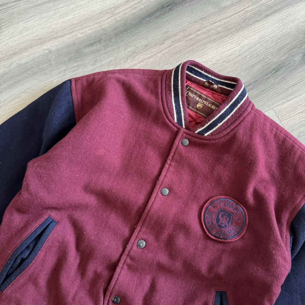 Chaps Ralph Lauren × Polo Ralph Lauren × Vintage Vintage chaps Ralph Lauren varsity bomber jacket Size US S / EU 44-46 / 1 - 3 Thumbnail