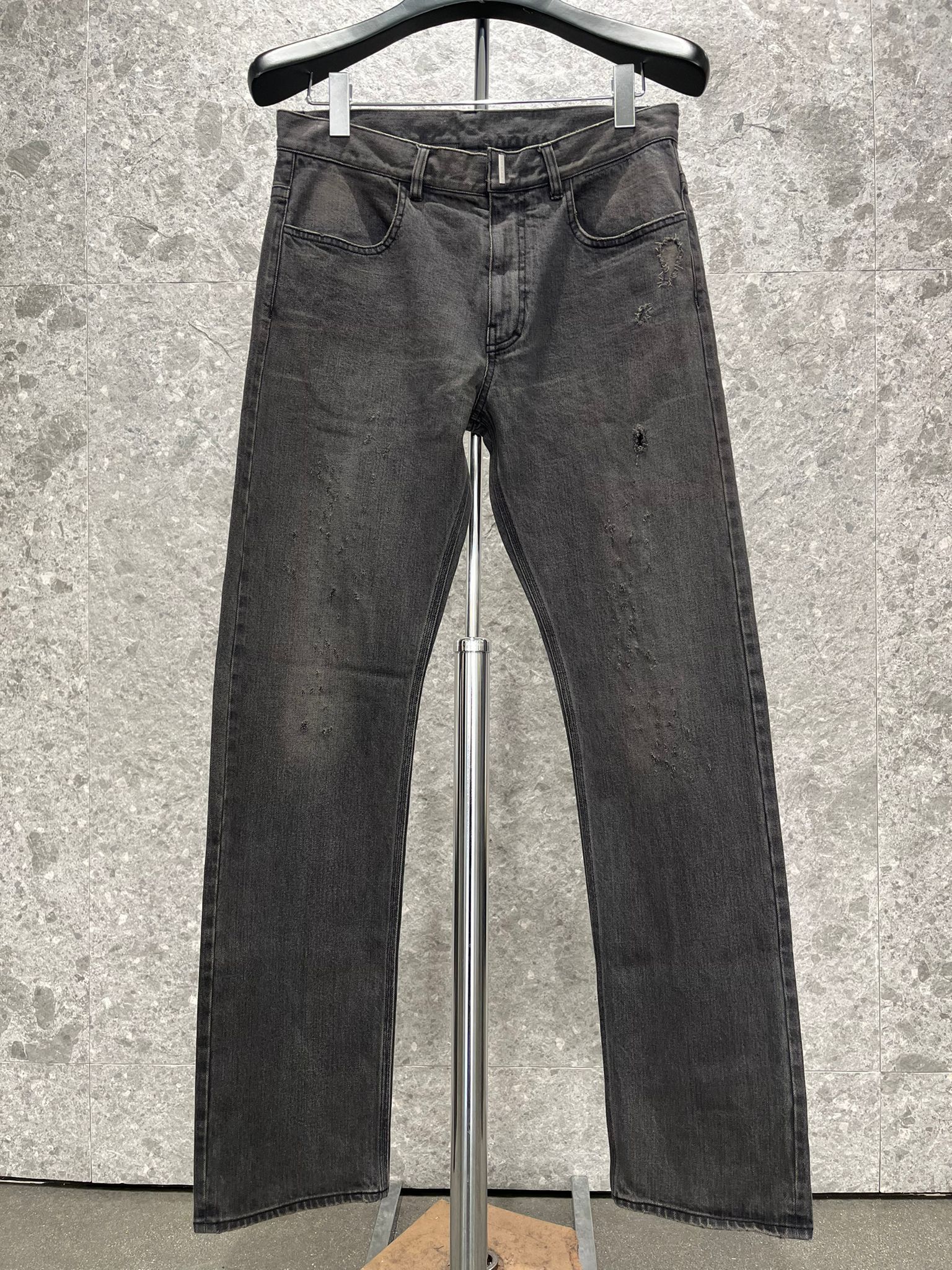 Givenchy oc11z0725 Jeans Trouser in Black Size US 30 / EU 46 - 6 Thumbnail