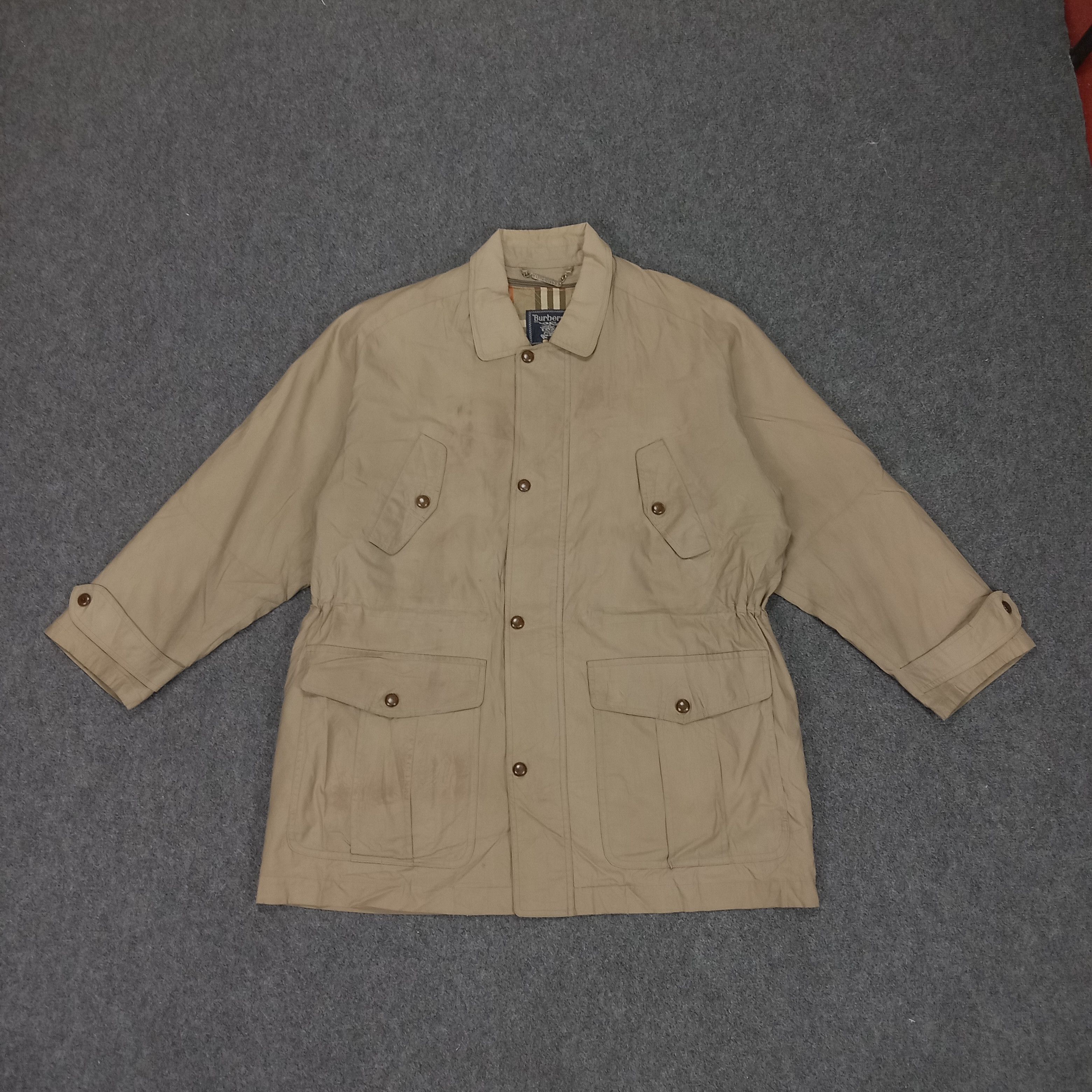 90’s Burberry London Nice Design Zipper Jacket