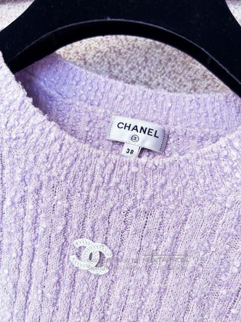 Chanel Chanel 22P spring and summer taro purple vest Size XS / US 0-2 / IT 36-38 - 4 Thumbnail
