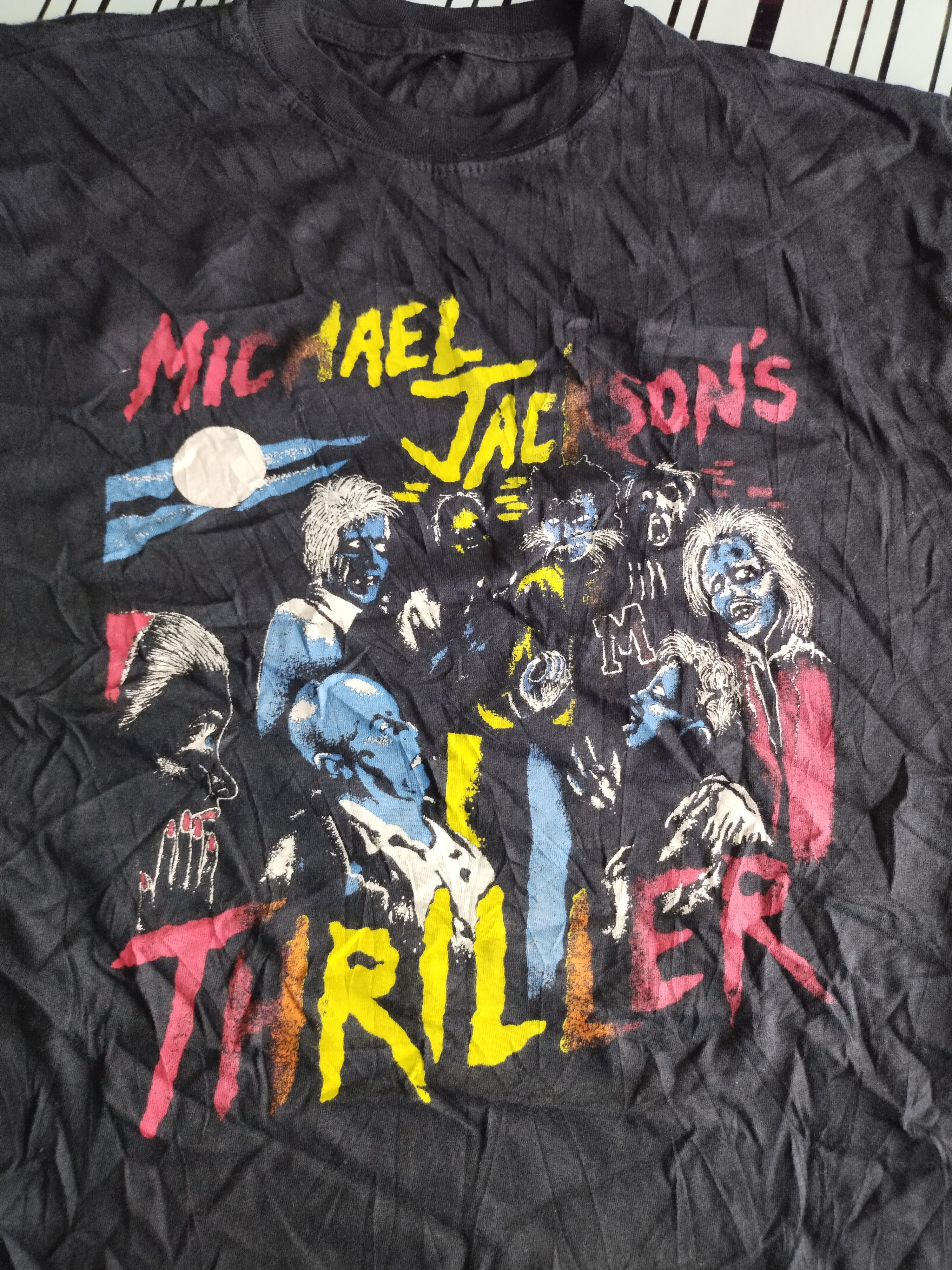 Band Tees Michael Jackson Thriller Tee Size US M / EU 48-50 / 2 - 2 Thumbnail