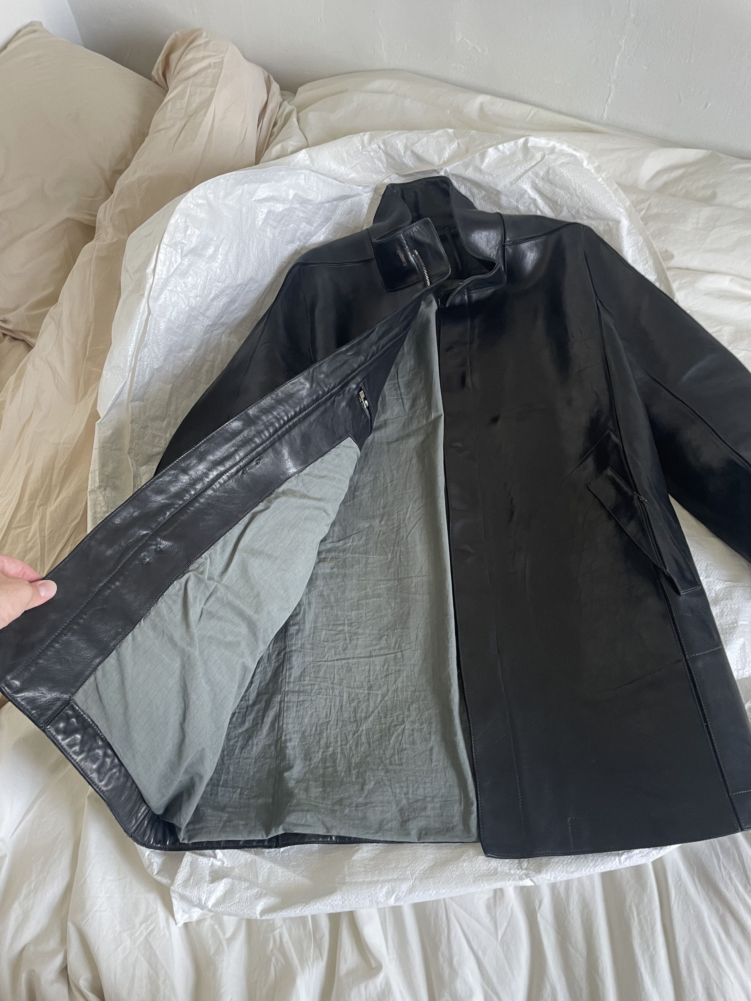 Carol Christian Poell Carol Christian Poell Box Leather Parka Size US L / EU 52-54 / 3 - 6 Thumbnail