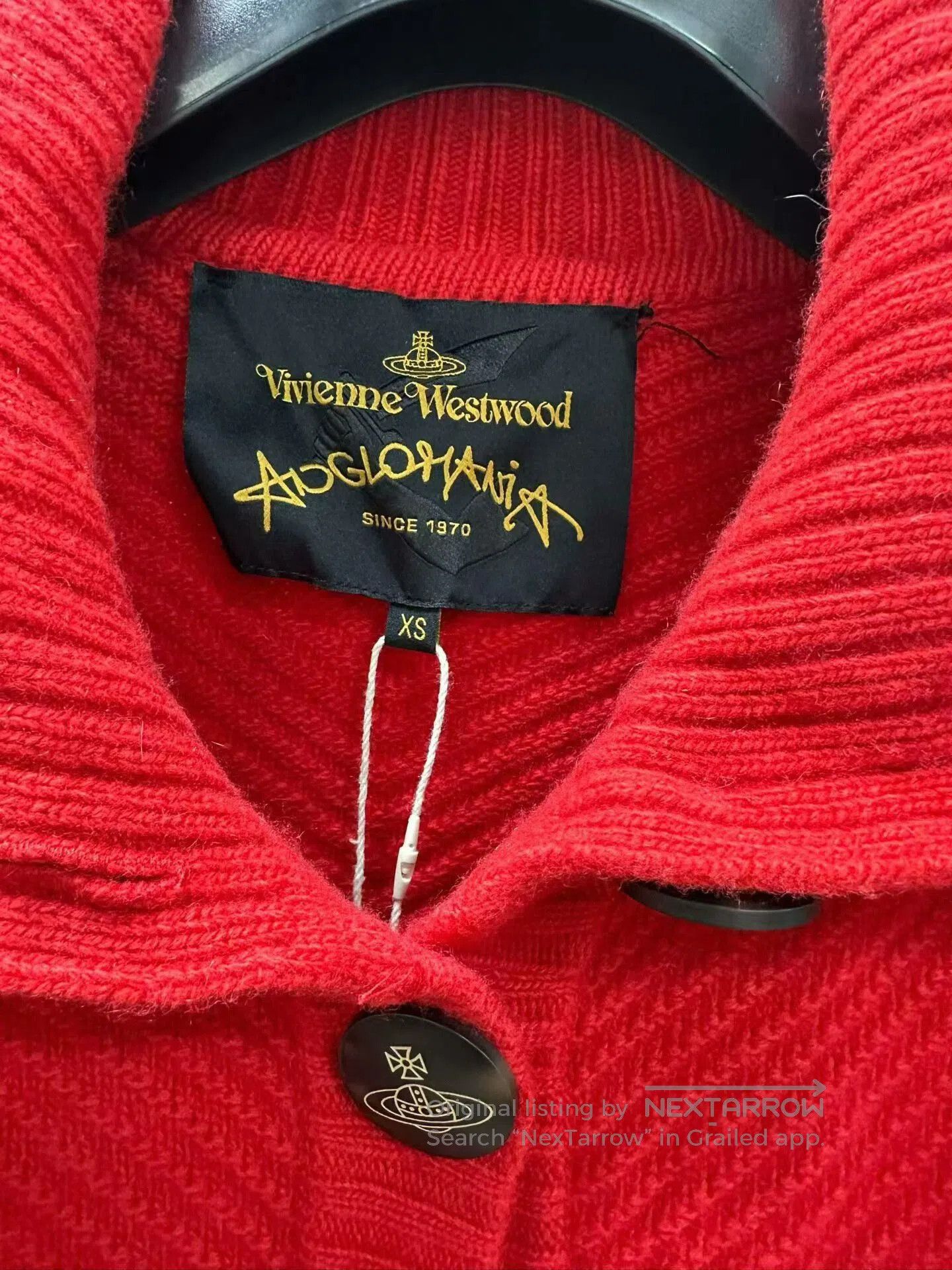 Vivienne Westwood Vivienne Westwood Wool Sweater in Red. Size S / US 4 / IT 40 - 3 Thumbnail