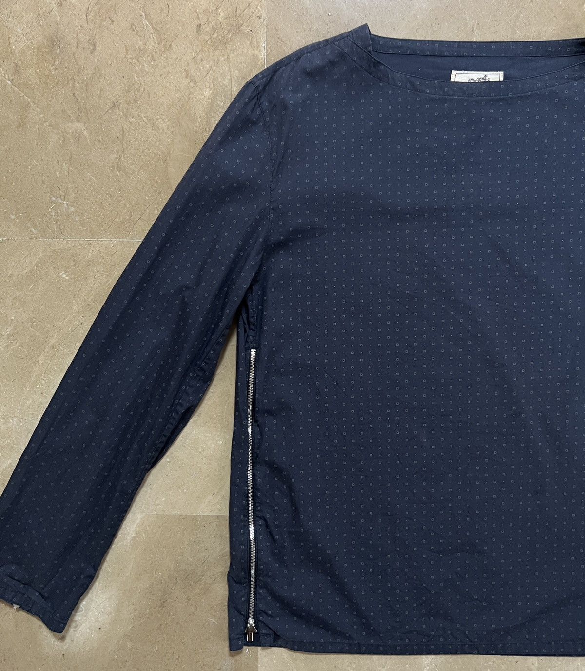 Hermes Hermes navy boatneck shirt Size US M / EU 48-50 / 2 - 4 Thumbnail