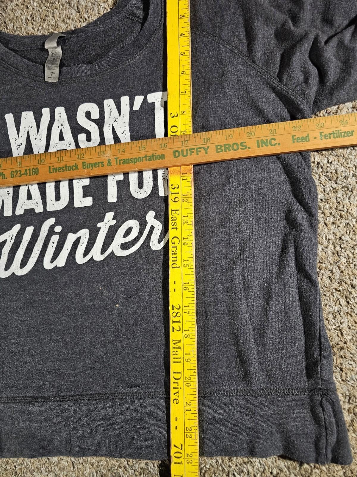 Other I Wasn't Made For Winter Instant Message XL Sweater Size XL / US 12-14 / IT 48-50 - 5 Thumbnail