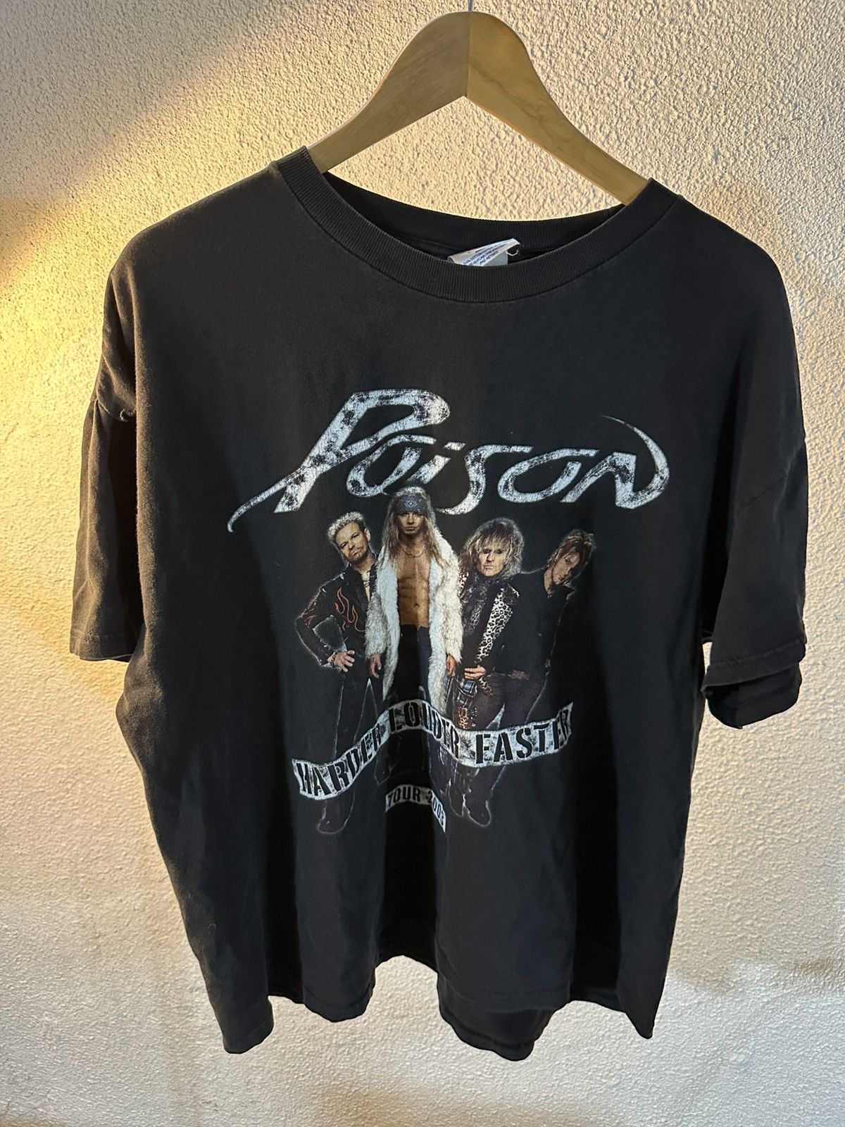 Band Tees × Vintage Vintage Poison Band Tee 2003 Tour Size US XL / EU 56 / 4 - 1 Thumbnail