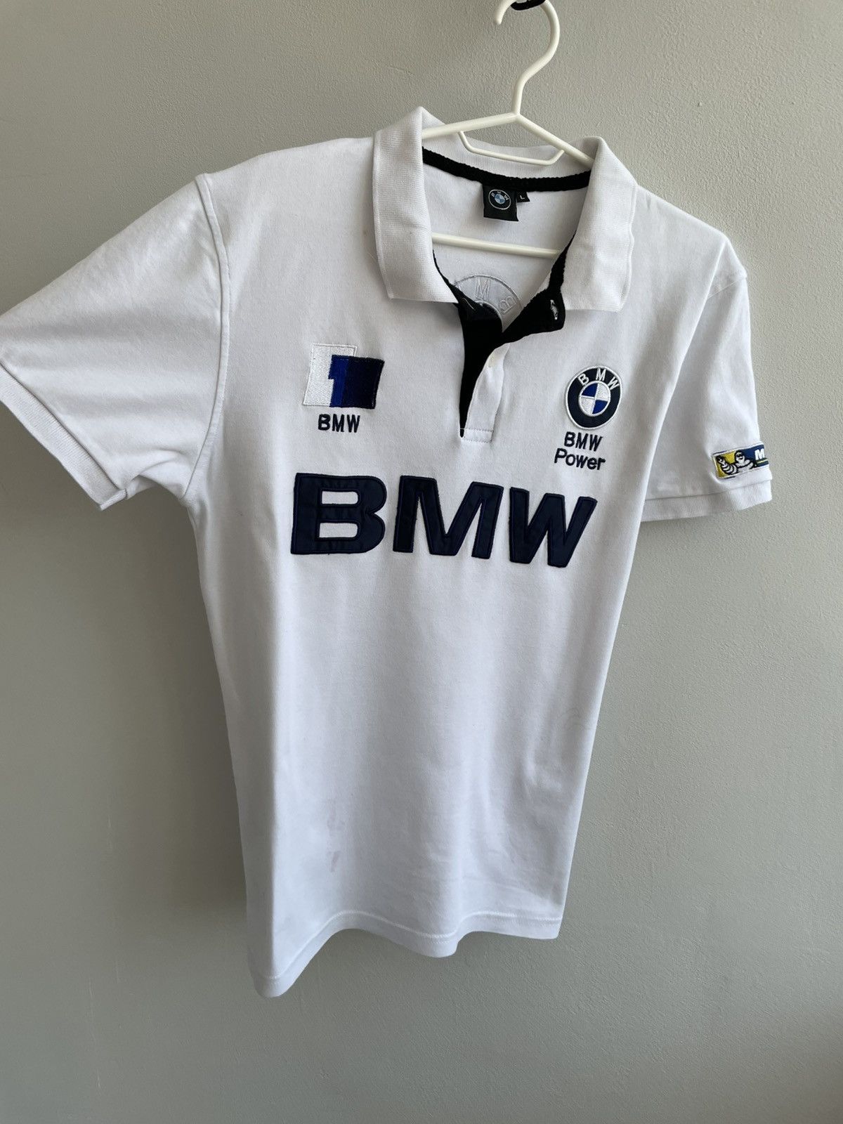 BMW Vintage BMW Polo Shirt 90s F1 Formula 1 Racing Big Logo Size US M / EU 48-50 / 2 - 3 Thumbnail