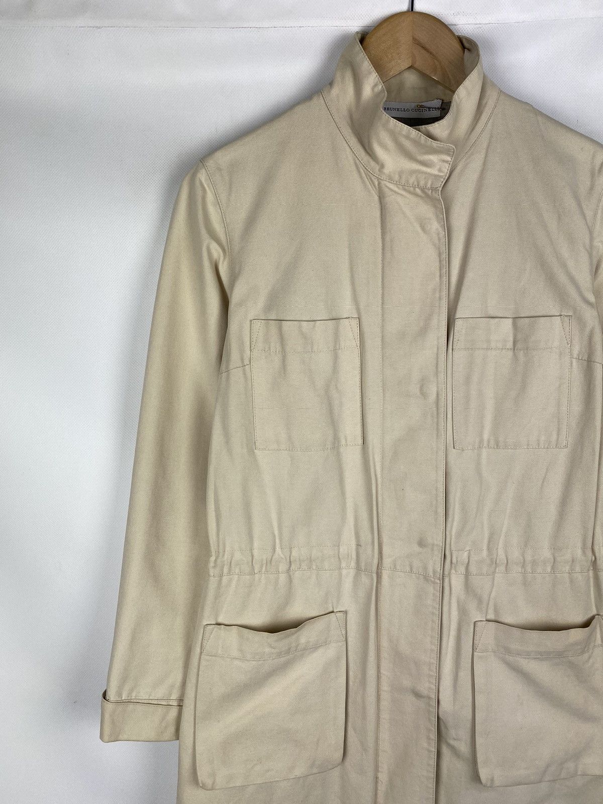 Brunello Cucinelli Brunello Cucinelli ladies full zip trench coat size M Size S / US 4 / IT 40 - 2 Thumbnail