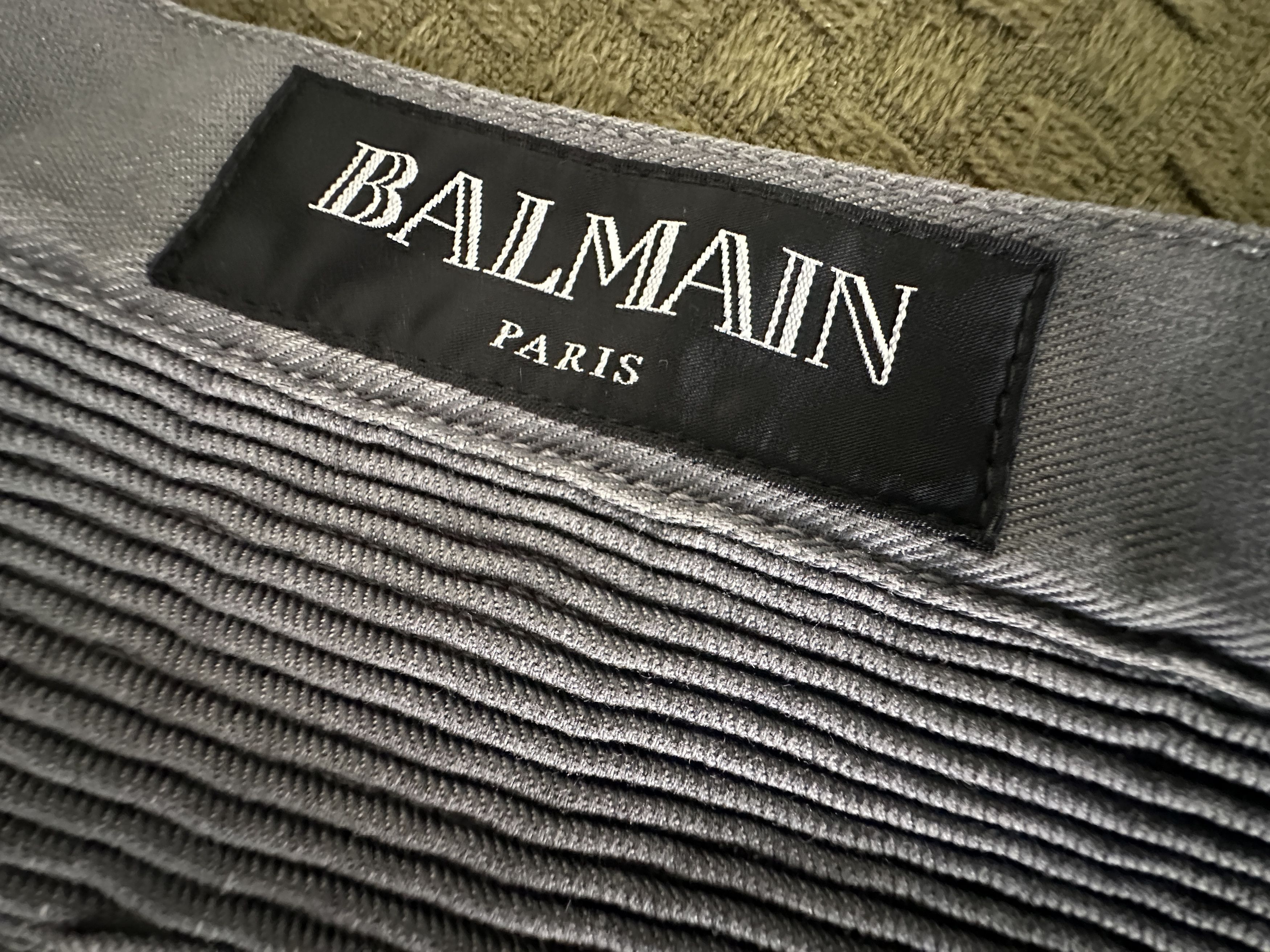 Balmain balmain christophe decarnin biker pants men size 35 Size US 35 - 4 Thumbnail