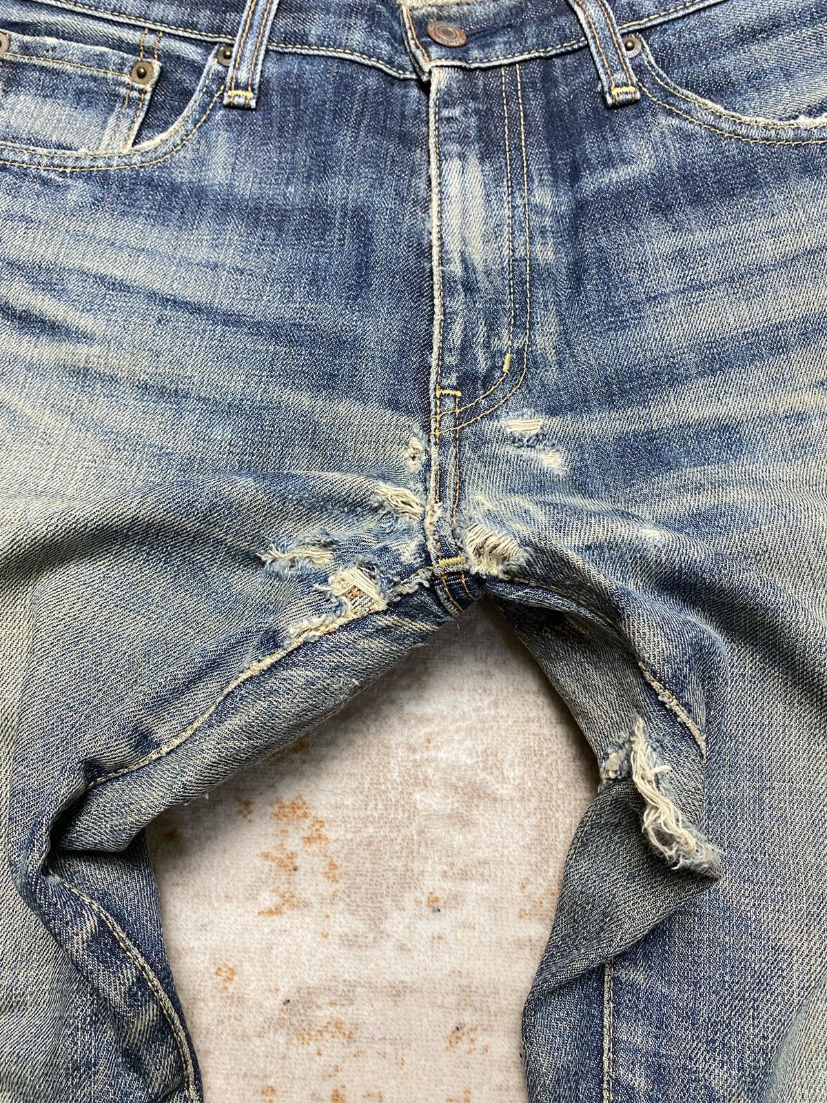 If Six Was Nine Rusty Low BootCut Jeans Size US 31 - 9 Thumbnail