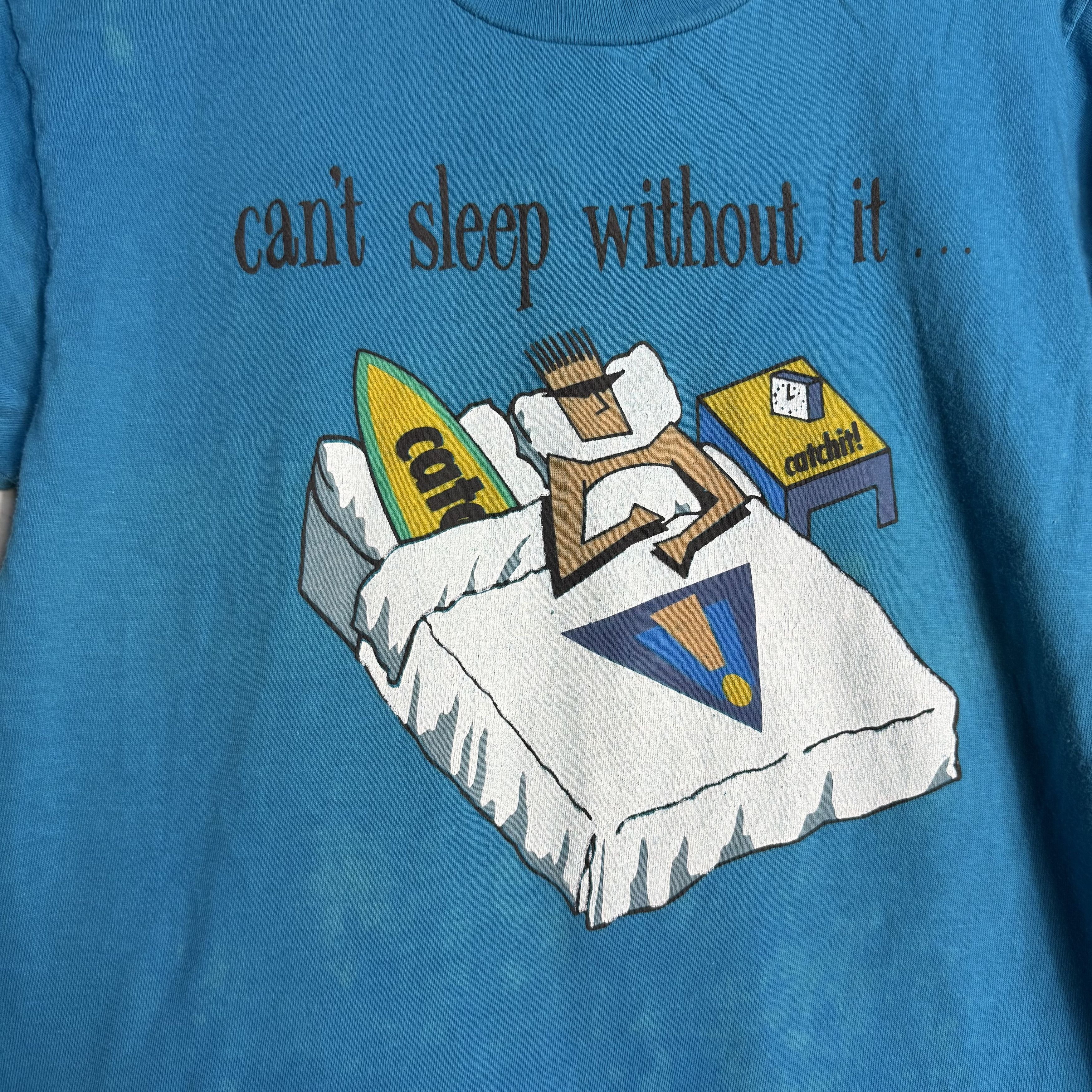 Vintage 🔥RARE🔥Vintage Catchit Surf Cartoon Graphic T-shirt Size US M / EU 48-50 / 2 - 2 Thumbnail