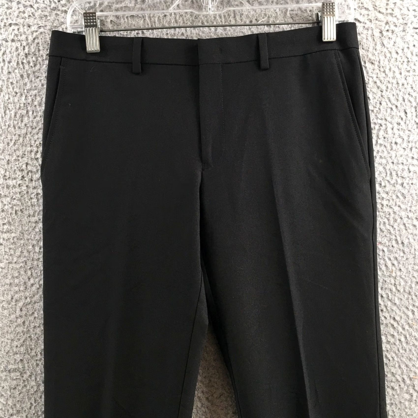 Kenneth Cole Kenneth Cole Reaction Dress Pants Womens 16R (30x27.5) Black Techni-Cole Size 38" / US 16 / IT 52 - 2 Thumbnail