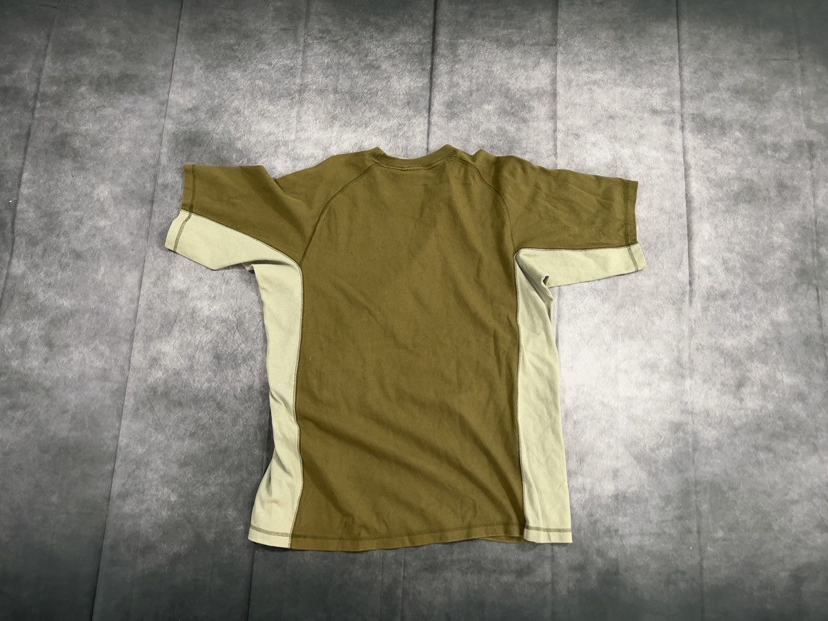 The North Face The North Face Olive Beige Colorblock Logo Men's Short Sleev Size US XL / EU 56 / 4 - 2 Thumbnail
