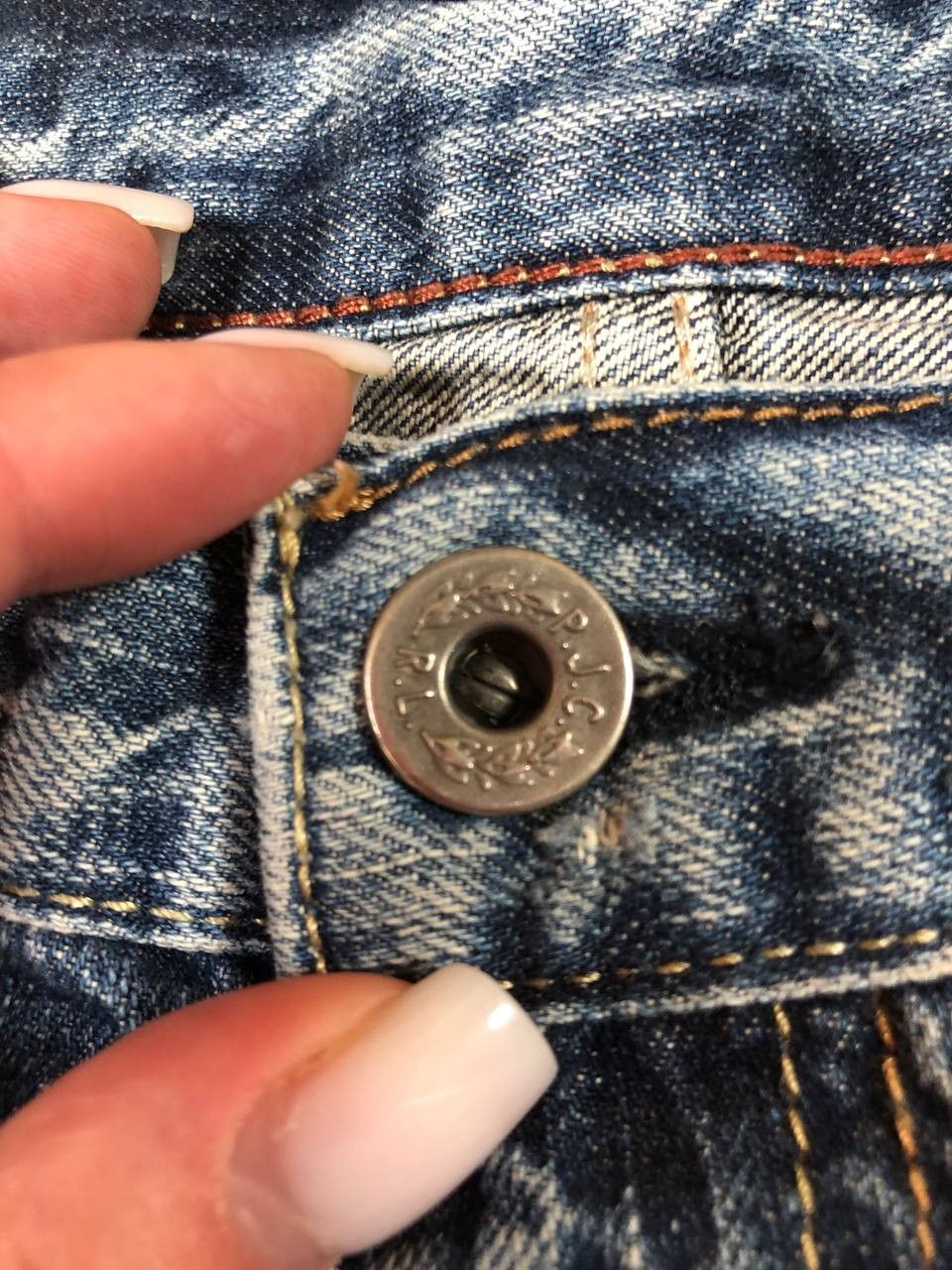 Polo Ralph Lauren mens jeans Polo Ralph Lauren Vintage Crazy Y2K denim Size US 29 - 7 Thumbnail