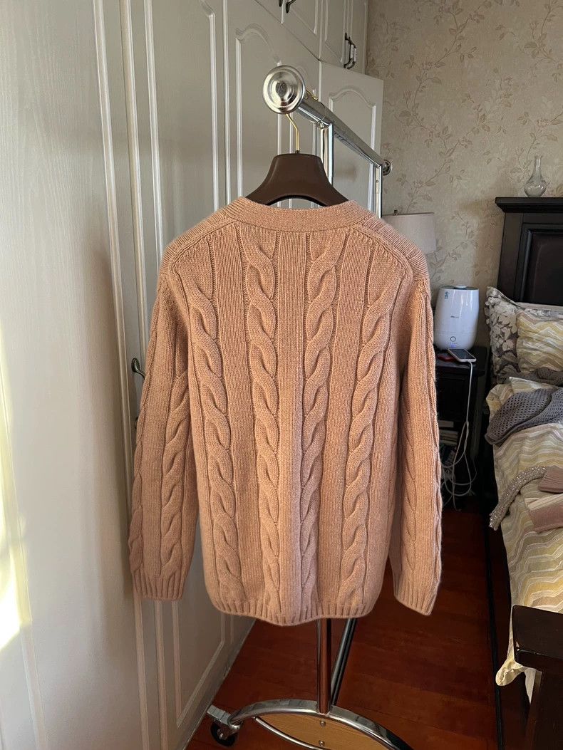 Loro Piana LORO PIANA Cashmere jacquard sweater cardigan Size M / US 6-8 / IT 42-44 - 2 Thumbnail