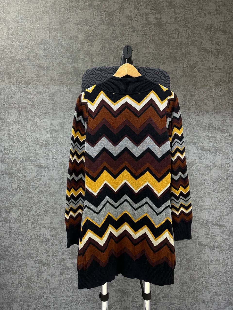 Missoni × Vintage Vintage Missoni Zigzag Open Cardigan Sweater Size US M / EU 48-50 / 2 - 15 Thumbnail