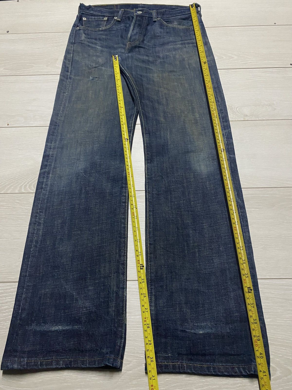 Levi's Vintage Levis 501 Y2K Mud Wash Distressed Loose Jeans Size US 30 / EU 46 - 18 Thumbnail