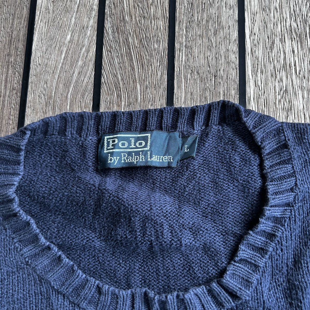 Polo Ralph Lauren Ralph lauren navy knit sweater M Size US M / EU 48-50 / 2 - 3 Thumbnail